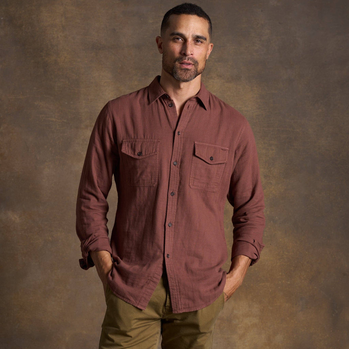 Reed Double Layer Cotton Gauze Shirt