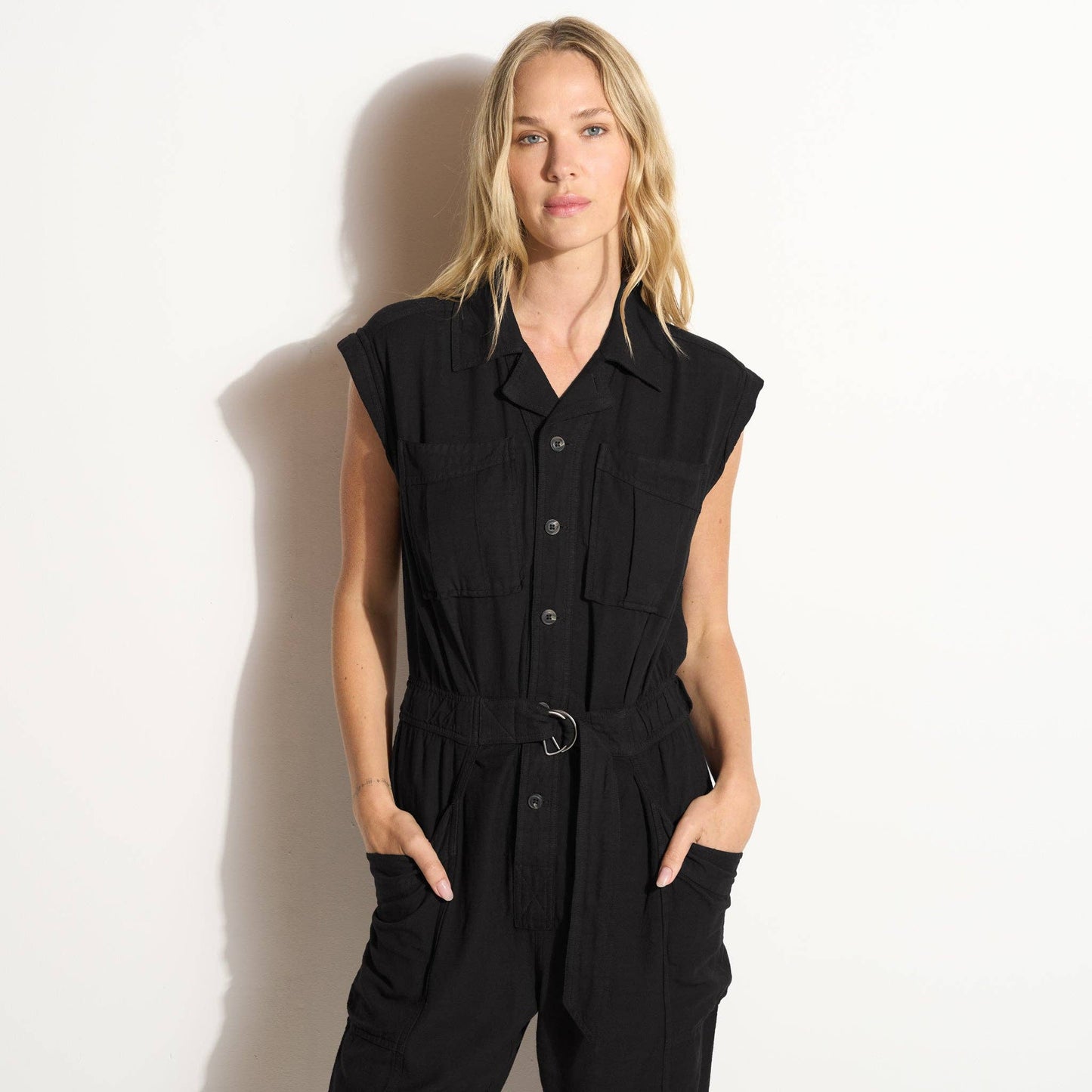 Rowan - Lincoln Muscle Tank Jumpsuit: Blue Dusk / XS / WWJR0003