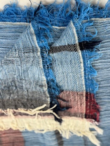 Roots Middle Gauze Cotton Scarves 21'' x 70'' from Japan