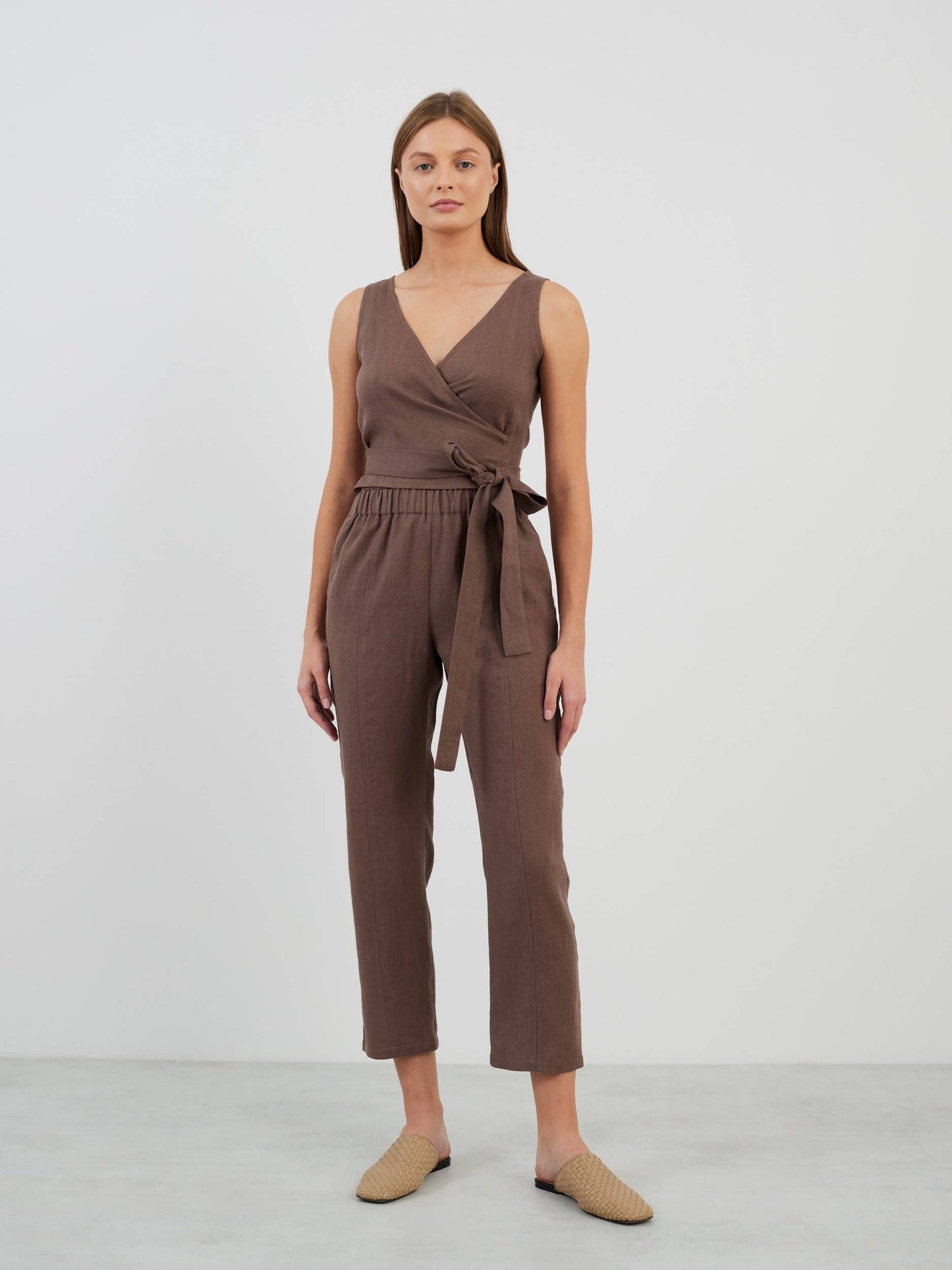 Love and Confuse - Oliver High Waisted Pants: Navy Blue / M