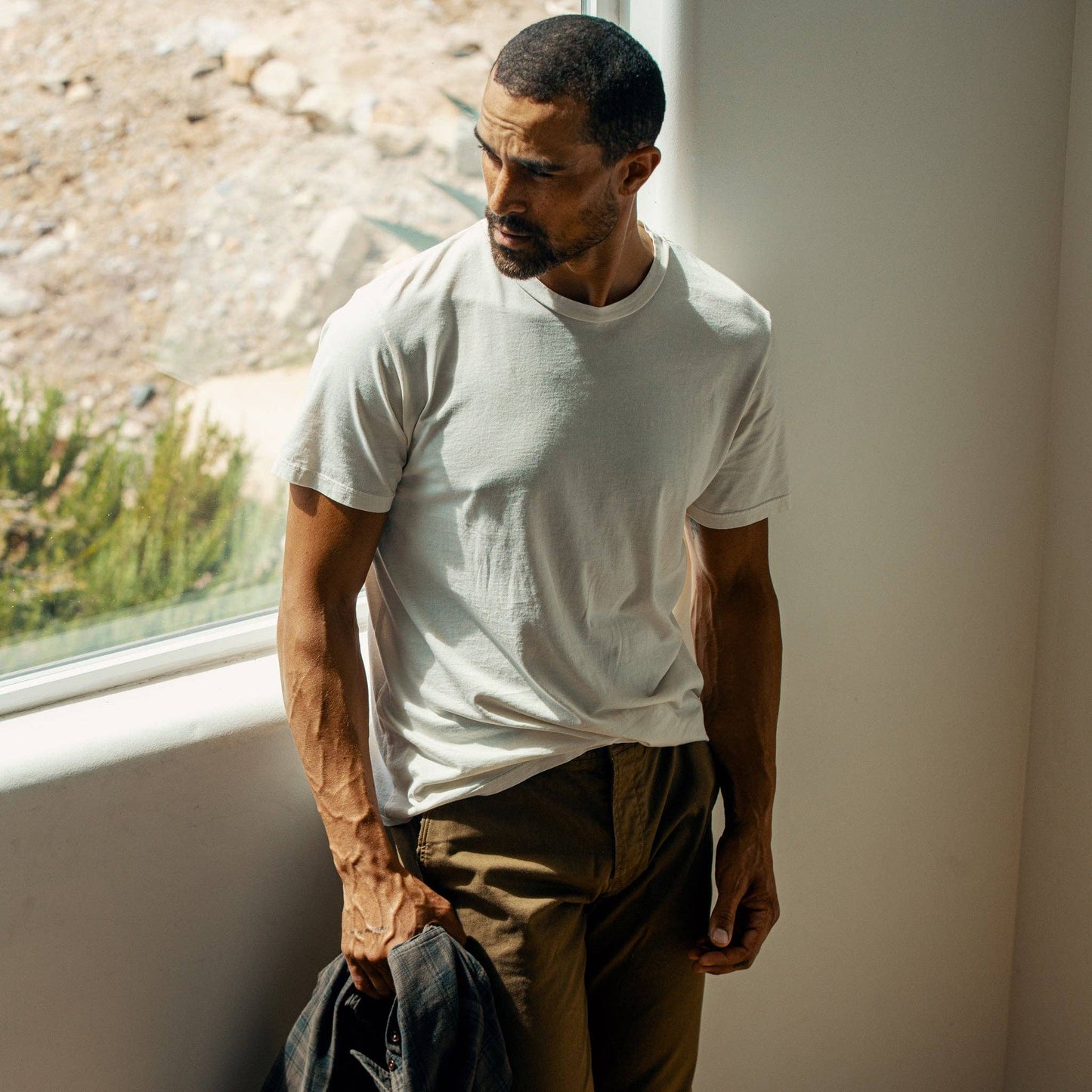 Rowan - Asher Standard Tee: Basalt / L / MKTP0002