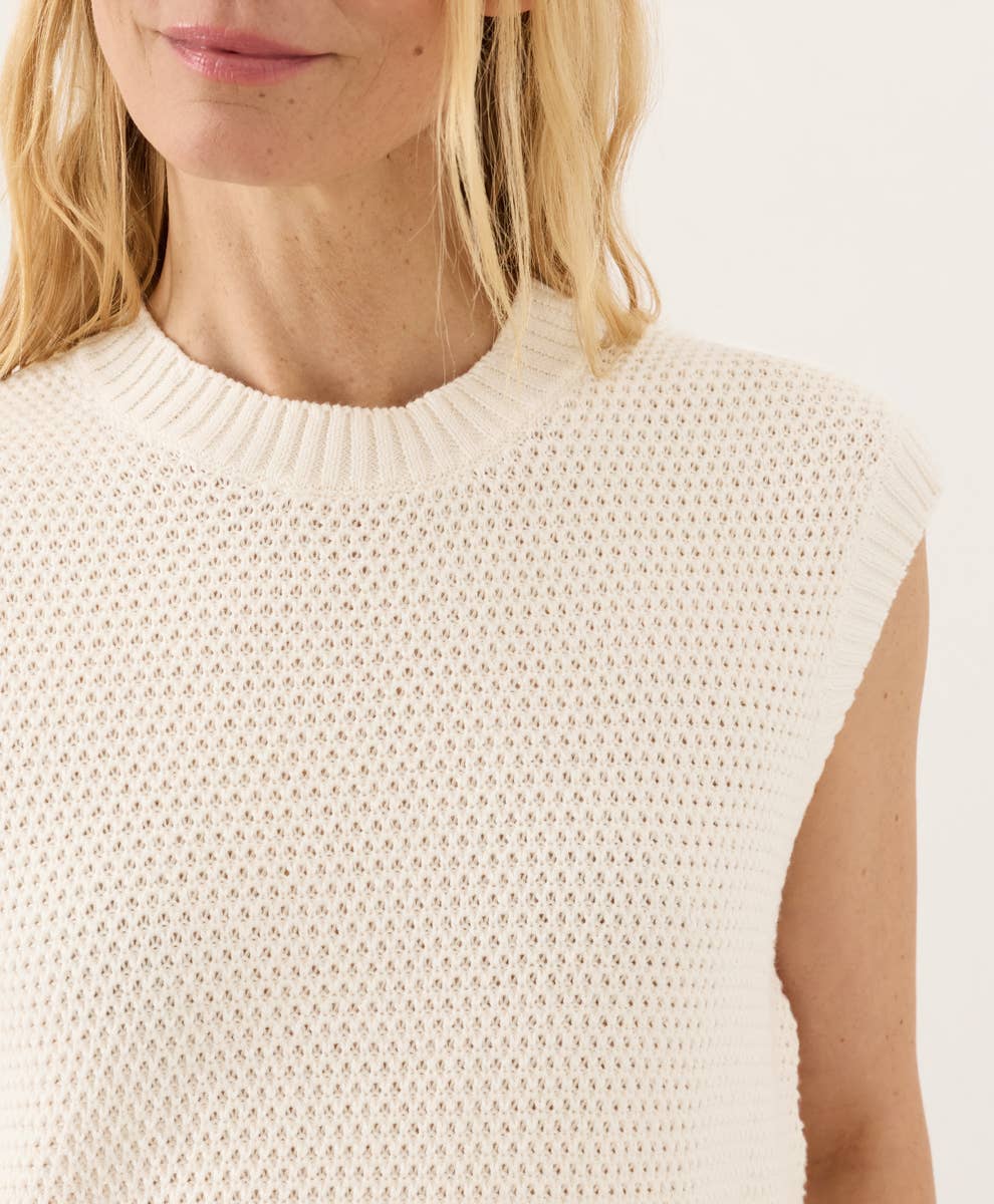 Pact - Women's Shoreline Relaxed Shell: Cream / Small