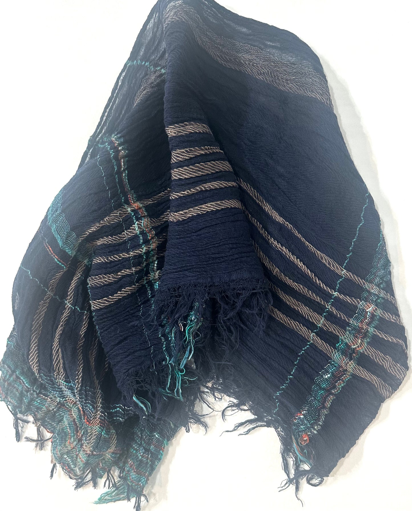 Roots Middle Gauze Cotton Scarves 21'' x 70'' from Japan