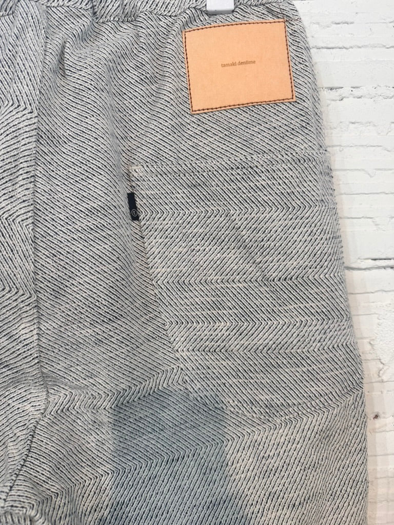 Tamaki-Niime Happy Pant-Organic Cotton Denim -Gender Fluid Wear from Japan