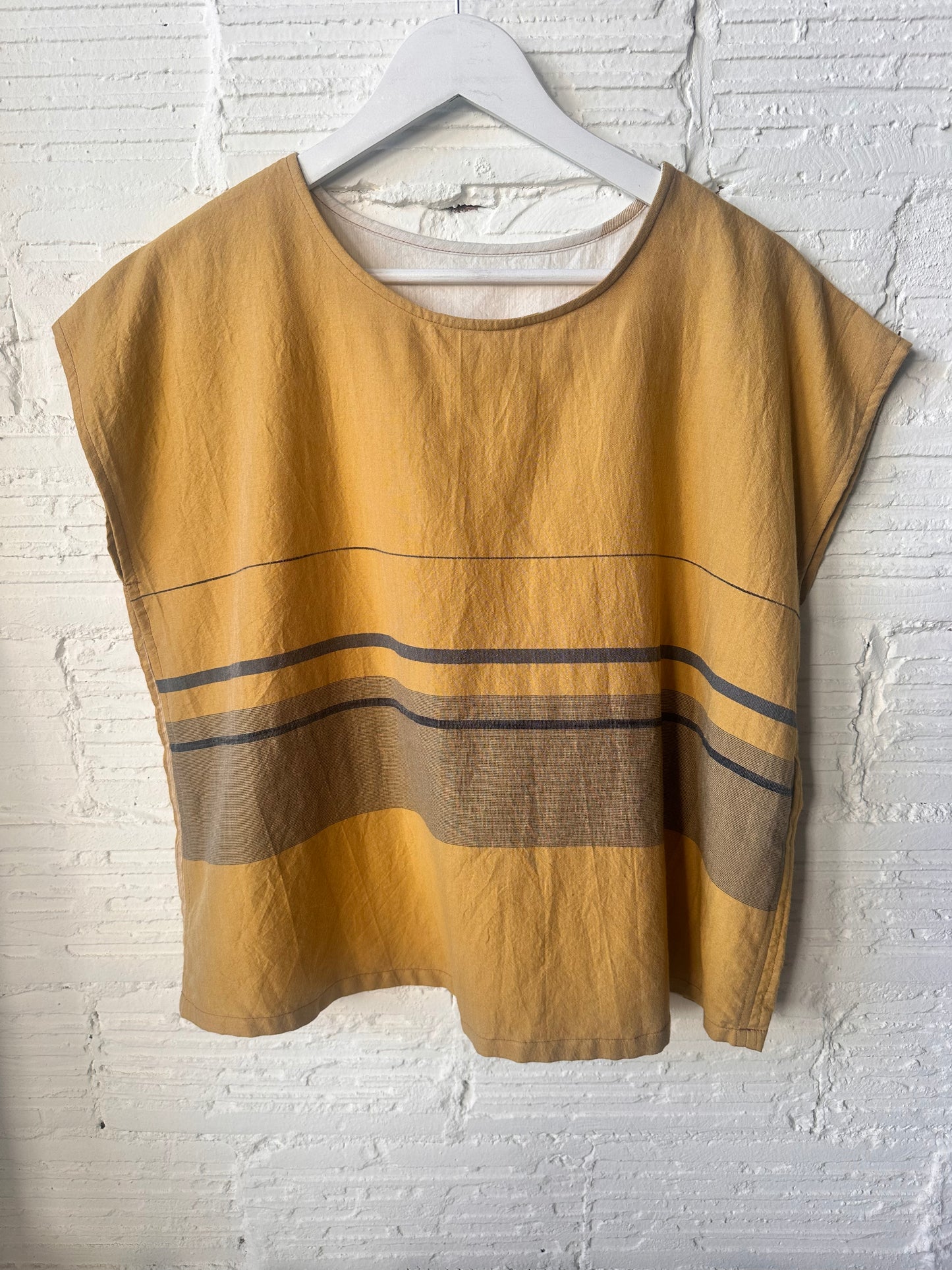 Suton tee short cap sleeve in organic Japanese cotton