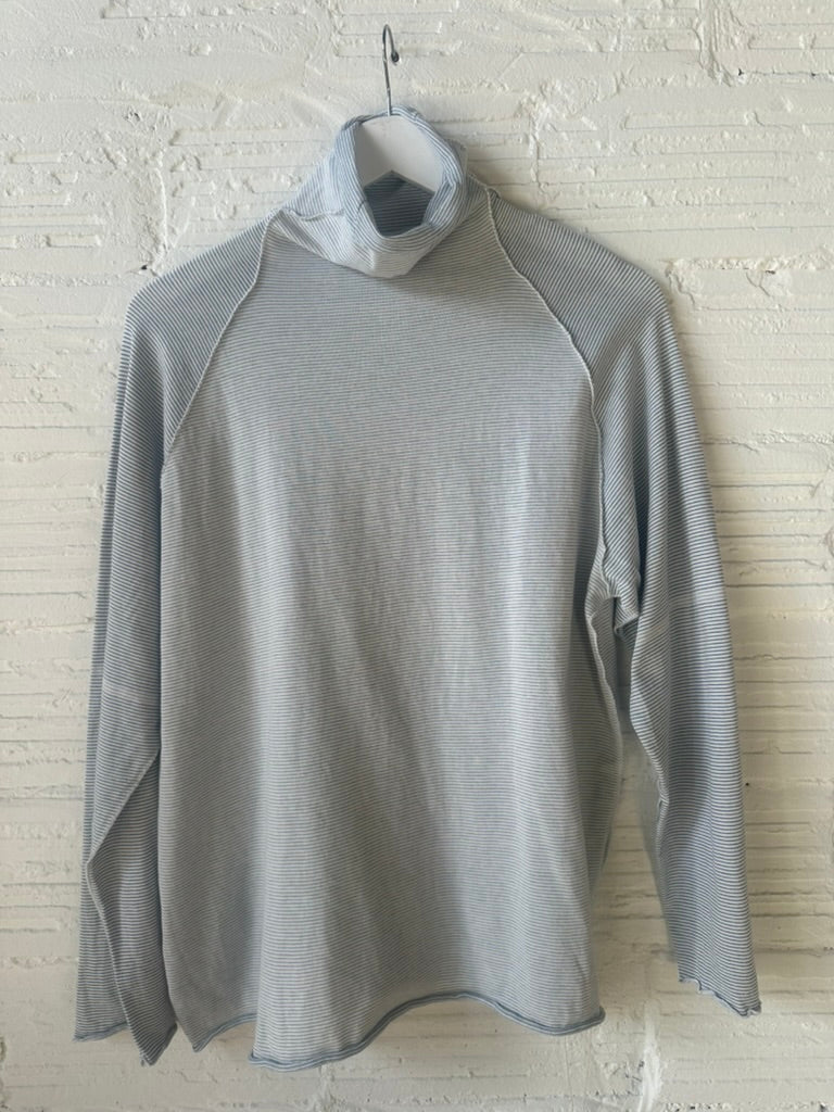 Tamaki Niime Tokkuri Cotton Mock neck knit long sleeve tee