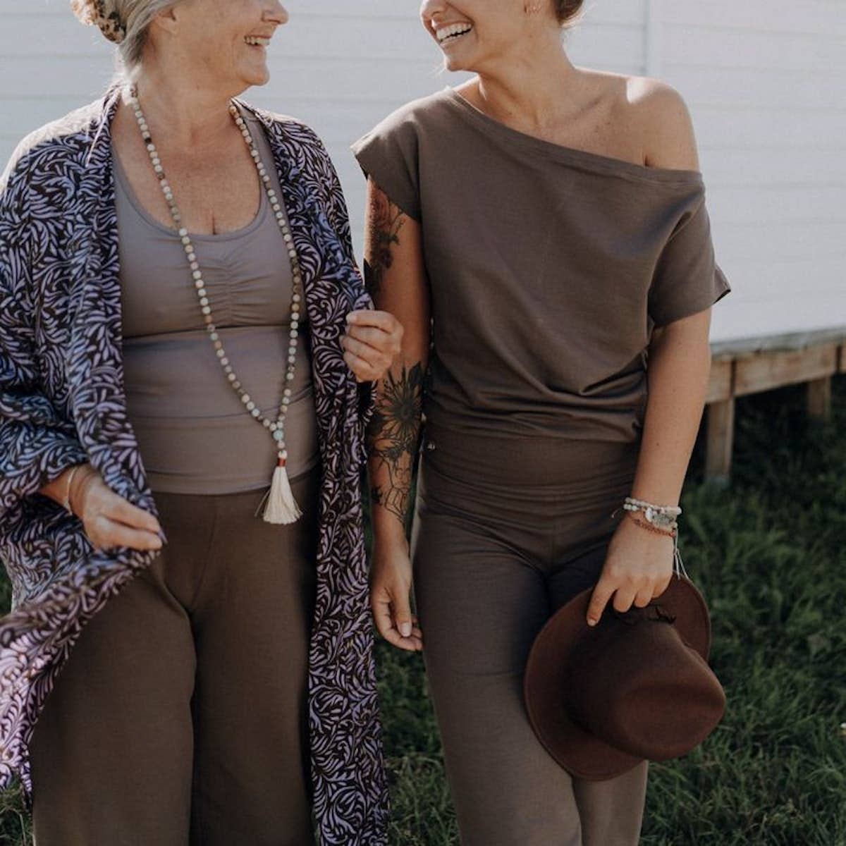 Soul Factory - Organic cotton Jumpsuit deluxe - Plum Truffle: 'S