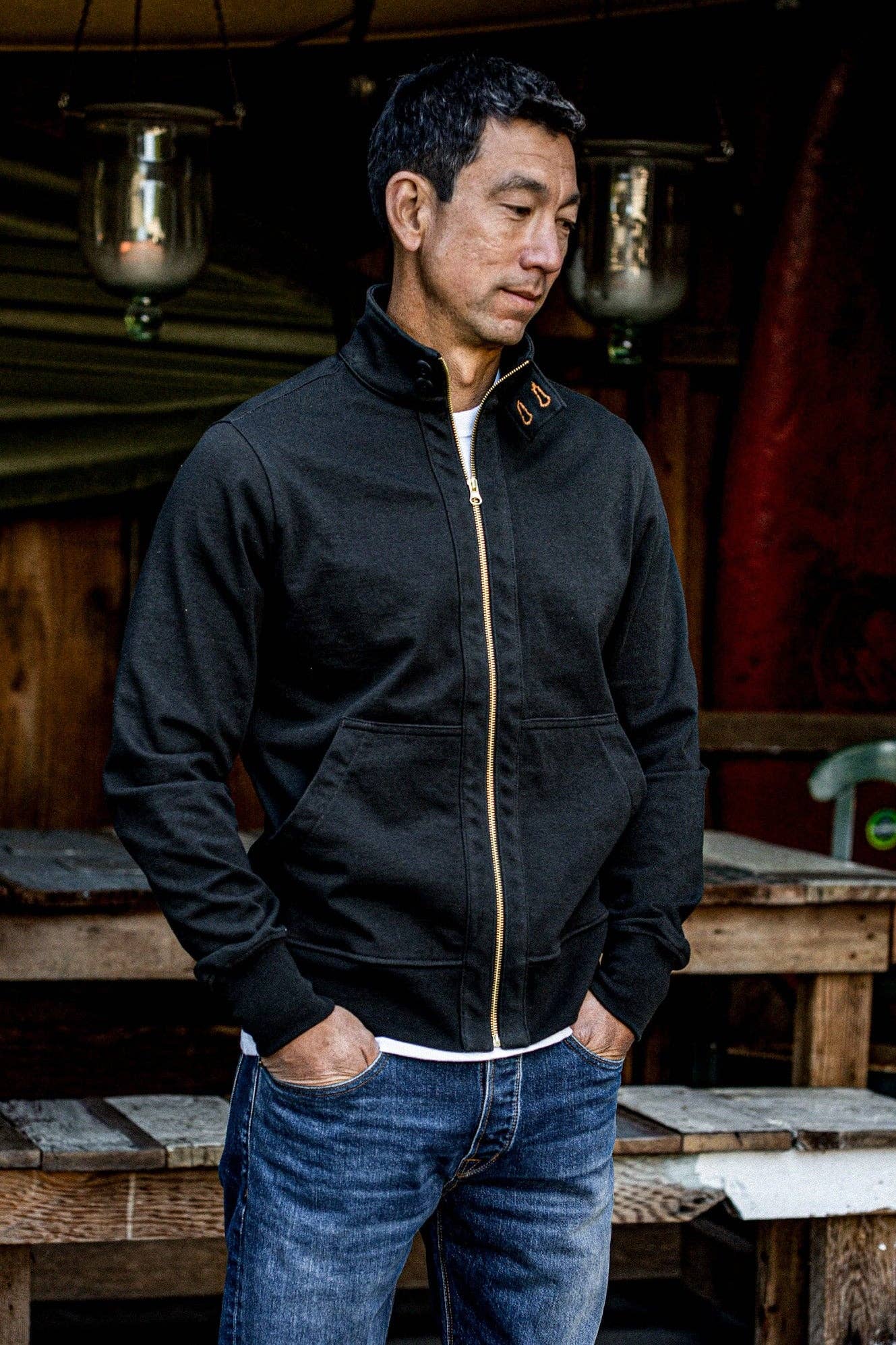 Stinson Moto | 12oz 100% Cotton - Basalt: Basalt / M