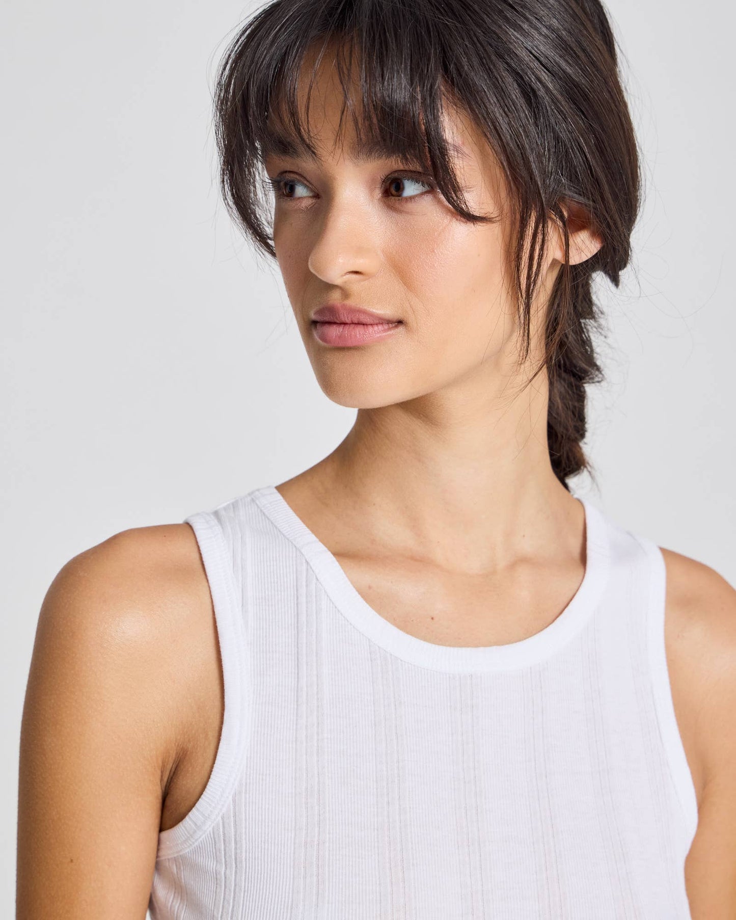 gai-lisva - Alberte Cotton Top GOTS - White: M