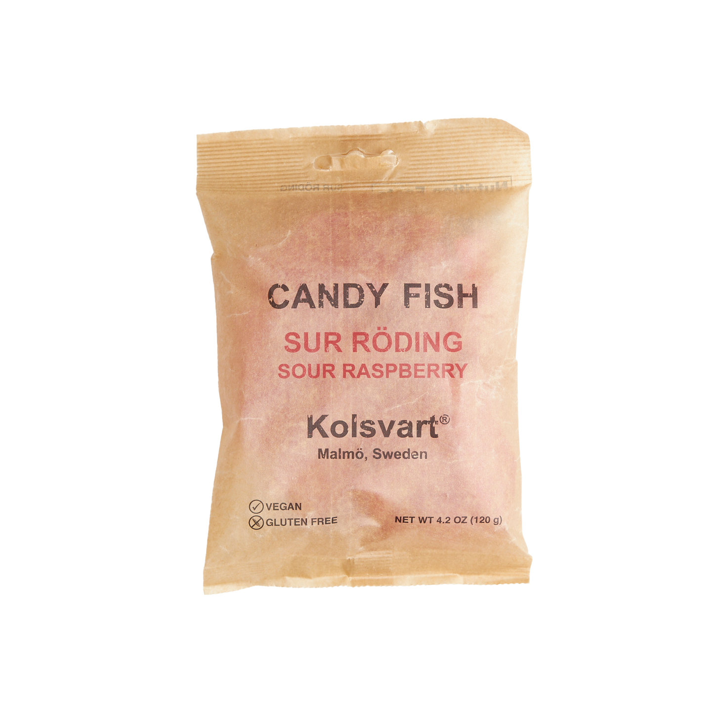 M5 Corporation - Sour Raspberry Swedish Fish - 4.2oz (120gm)