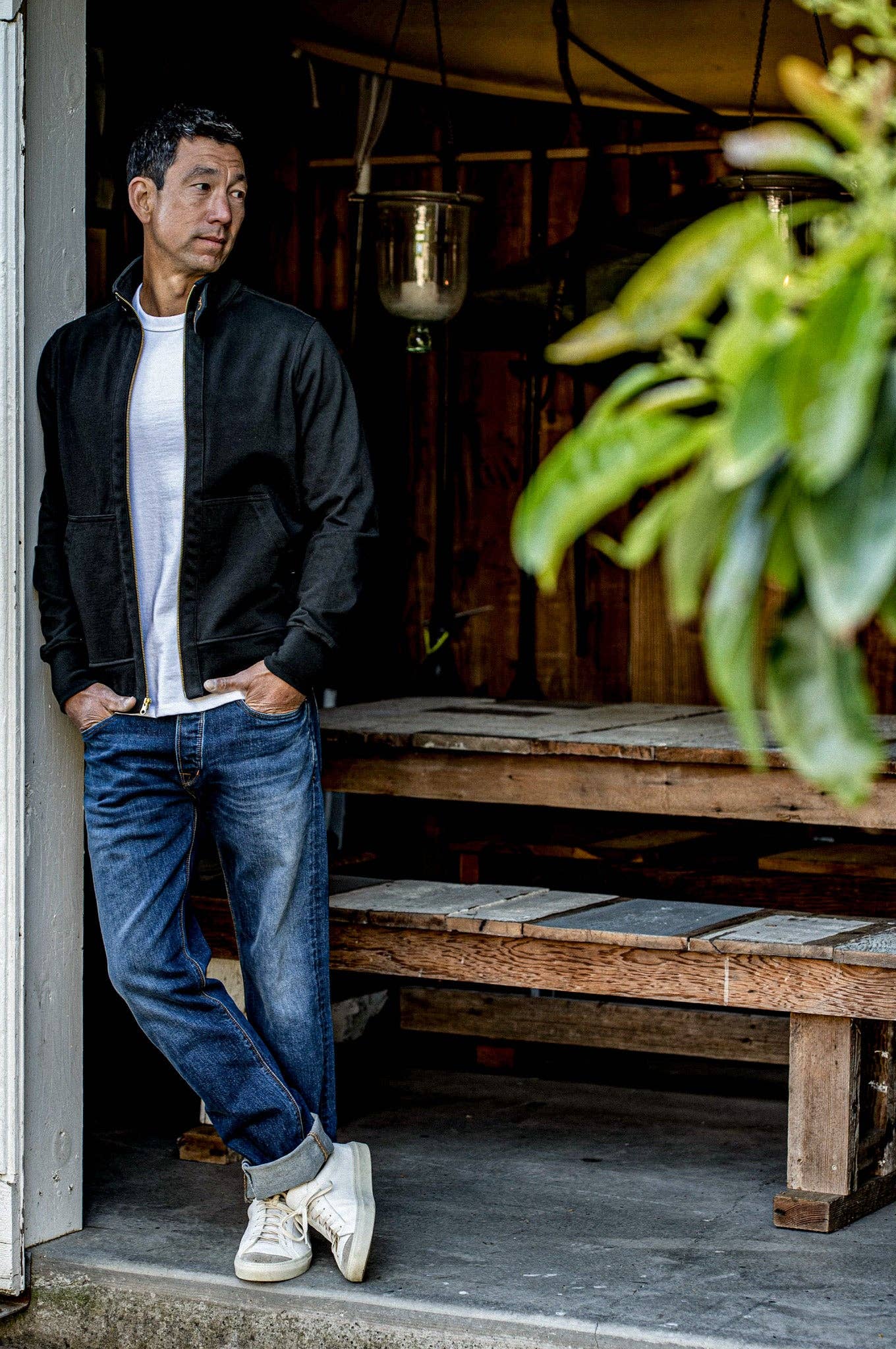 Stinson Moto | 12oz 100% Cotton - Basalt: Basalt / M