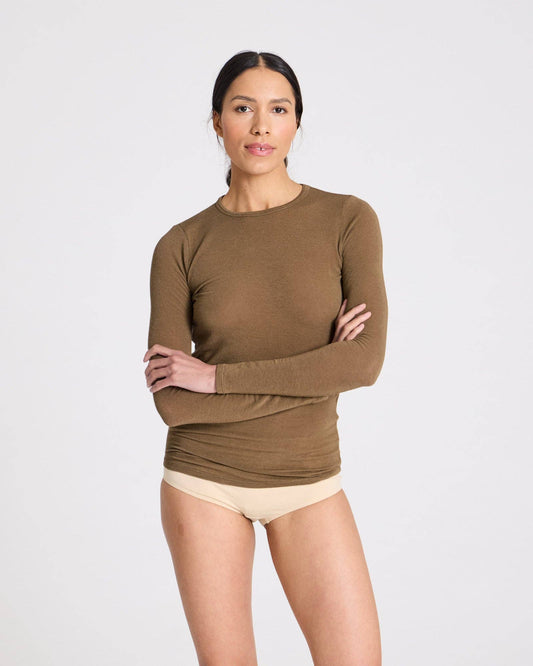 gai-lisva - Thyra Wool Top - Kangaroo: M