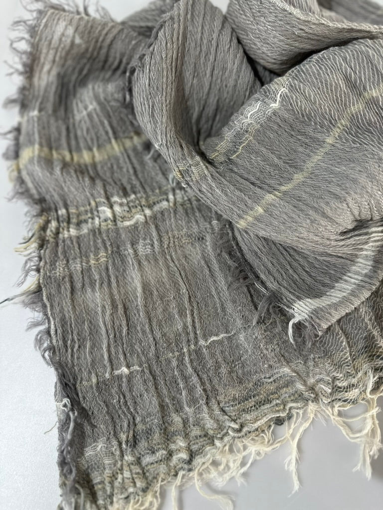 Roots Middle Gauze Cotton Scarves 21'' x 70'' from Japan