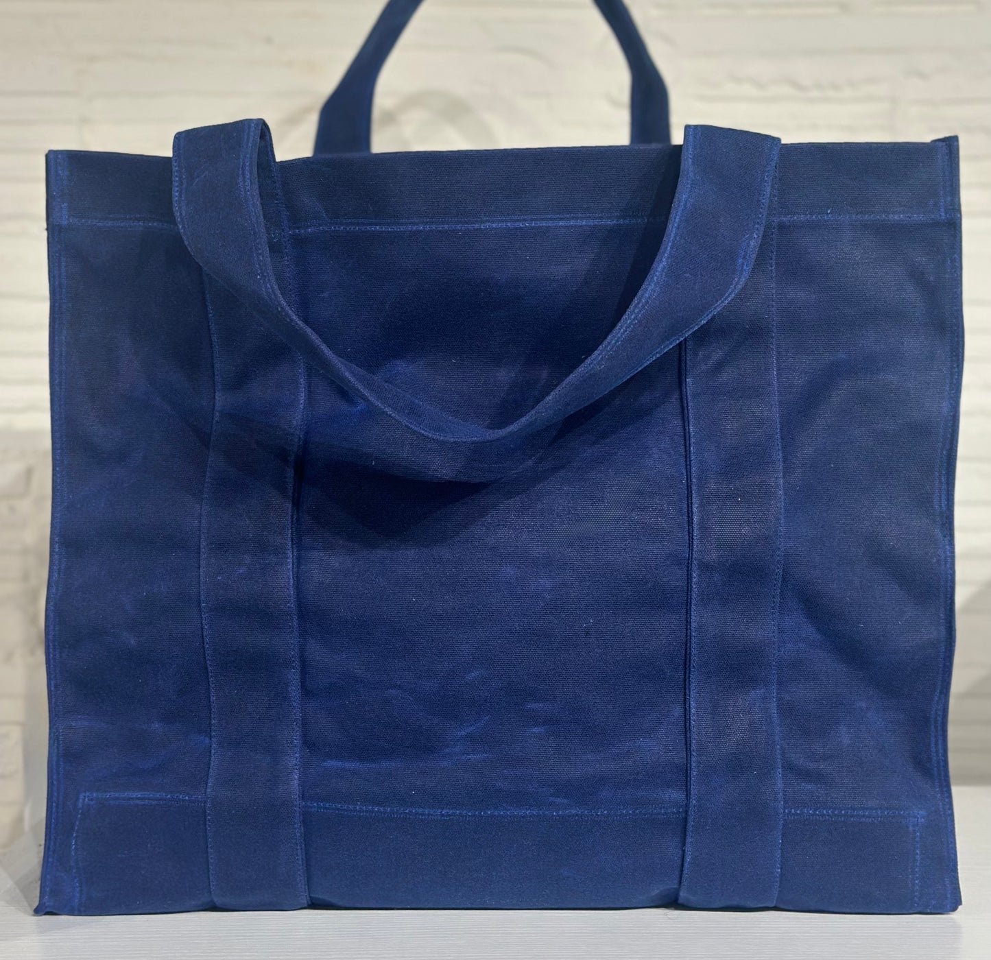Waxed Canvas Tote |Indigo -Small Lot