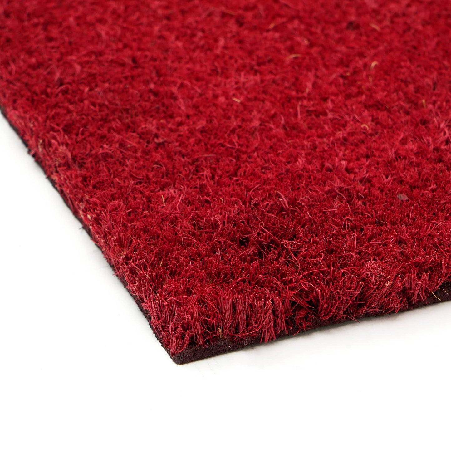 ExpoBazaar - Solid Color-Natural Coir Doormat: Black