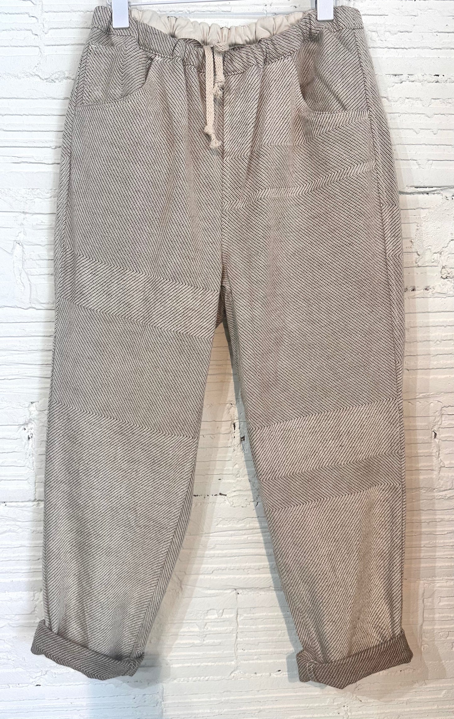 Tamaki-Niime Happy Pant-Organic Cotton Denim -Gender Fluid Wear from Japan