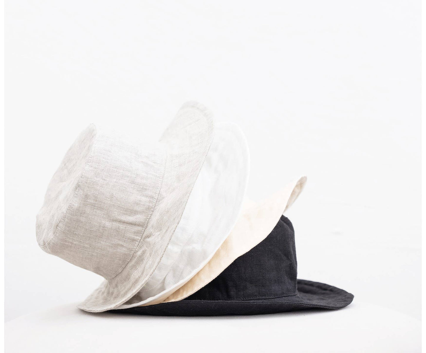 Celina Mancurti, LLC - Linen Bucket Hat: Nude