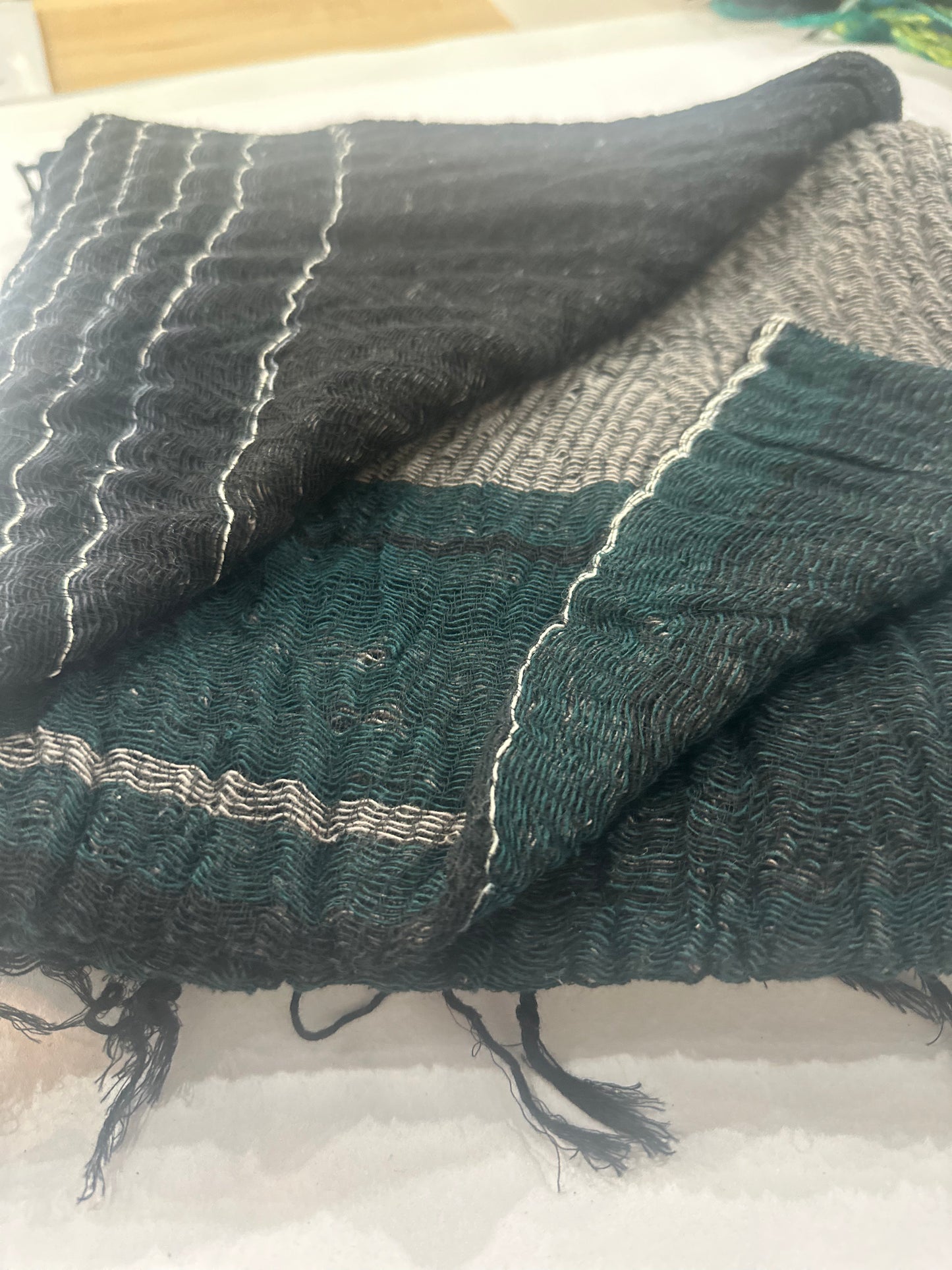 Remoco Middle 2 way scarf from Tamaki Niime, Japan