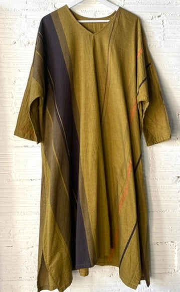 Tamaki-Niime Fuwa-T All 3/4 length Sleeve Kaftan Organic Cotton