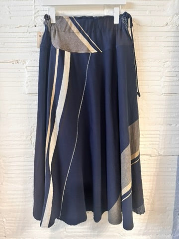 Woven Cotton Flafla Circle Skirt