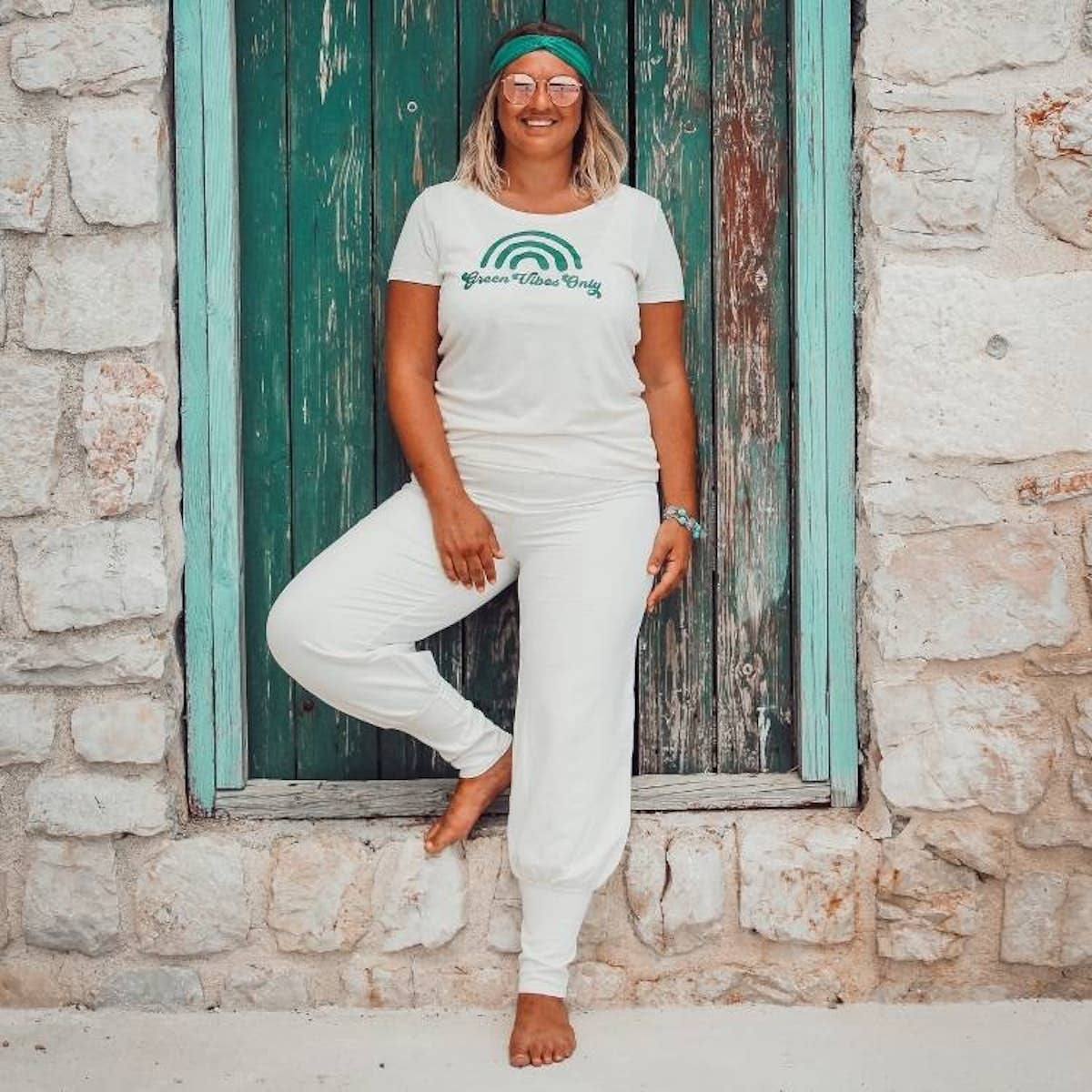 Soul Factory - Organic cotton Aladin pants - Ivory: M