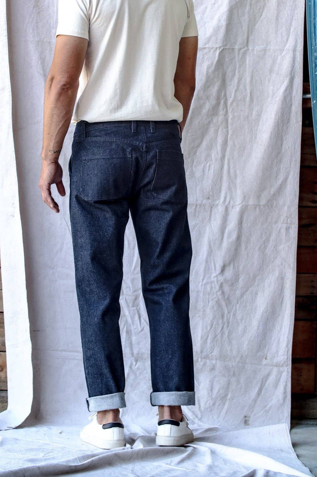 WiesMade - Scout Jean | Ocean Wash  Denim Military Pant: Ocean Wash / 32.5 / 31