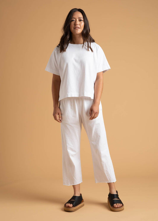 and for Good - Daybreak Tee - White: S/M