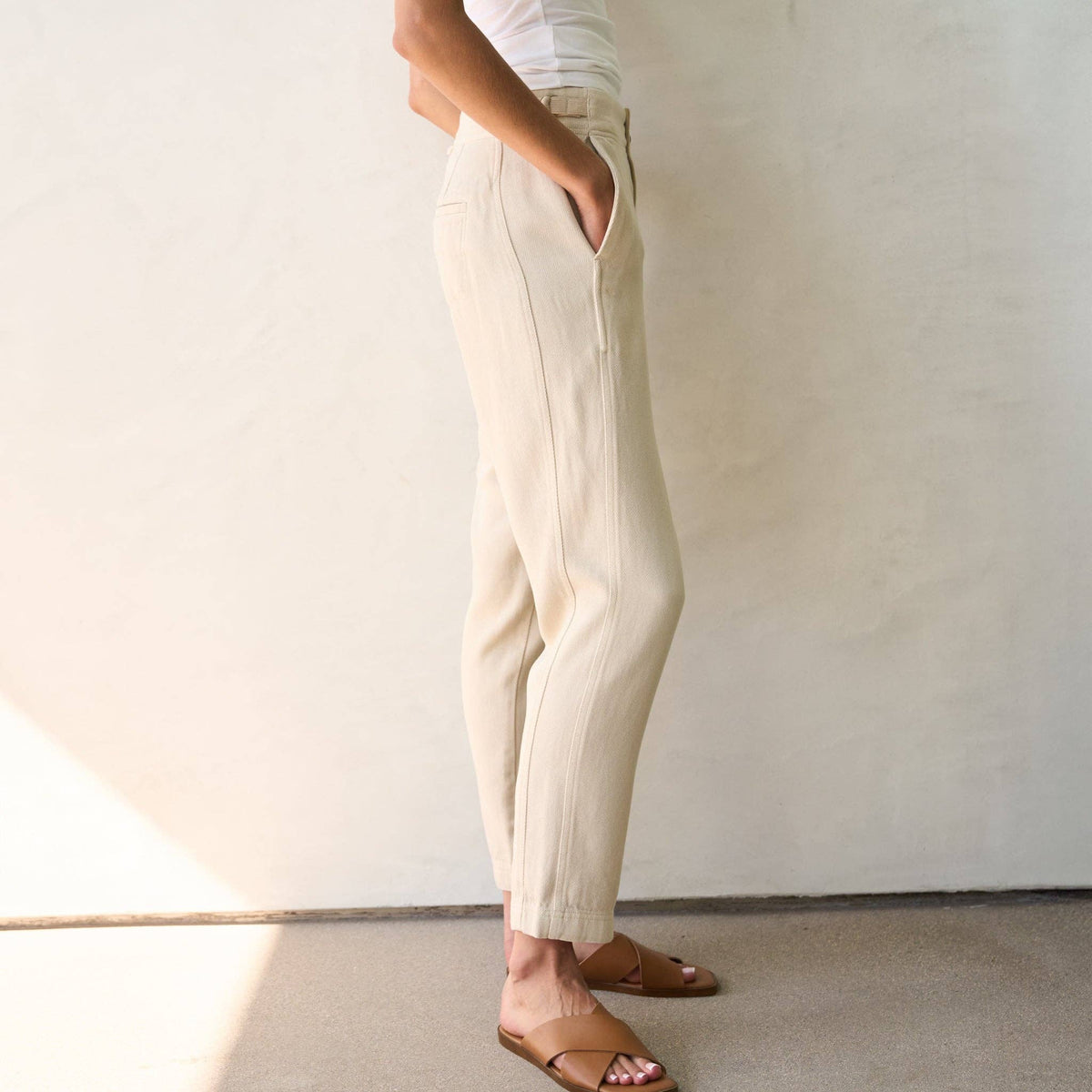 Neve Drape Denim Twill Pant