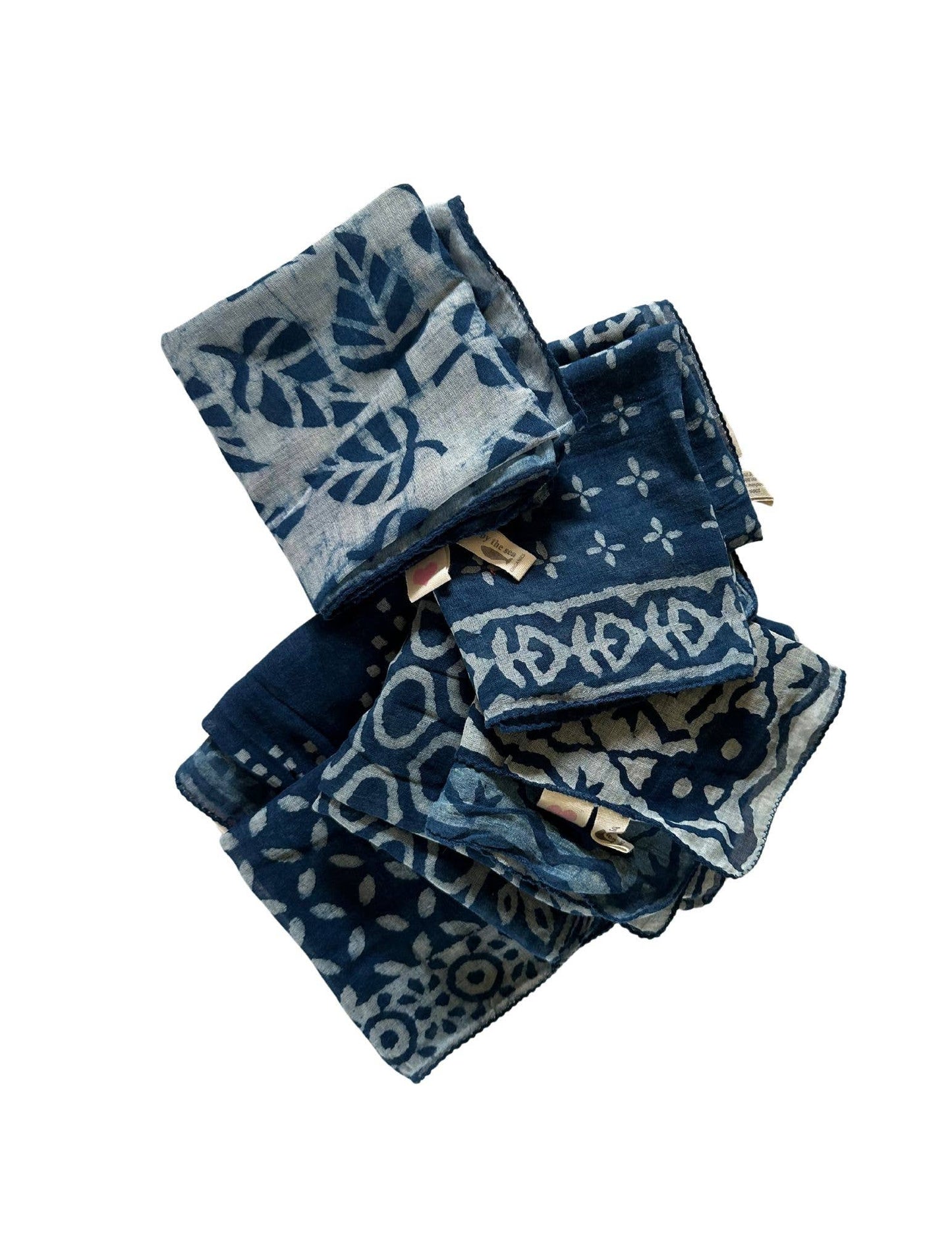 Indigo Gauzy Organic Cotton Bandana
