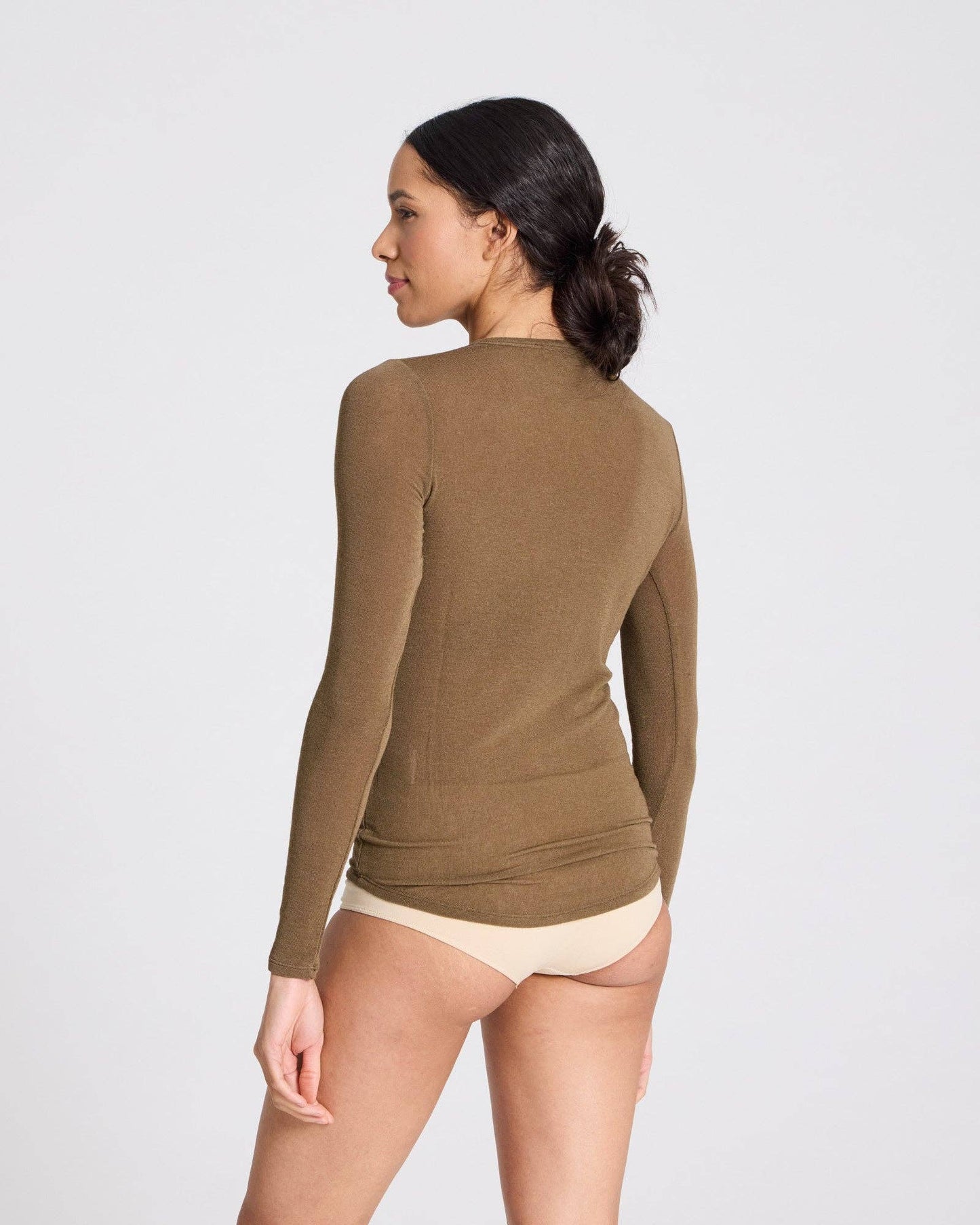 gai-lisva - Thyra Wool Top - Kangaroo: M