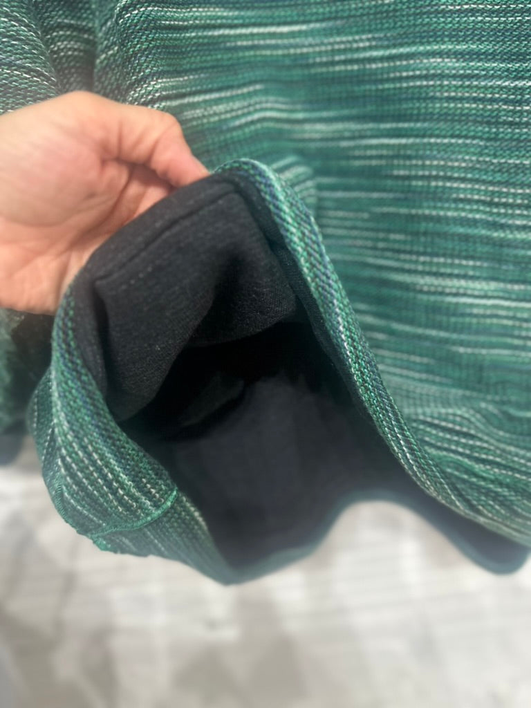 Tamaki Niime Dub Dub Pocket reversible hoodie in organic cotton from Japan