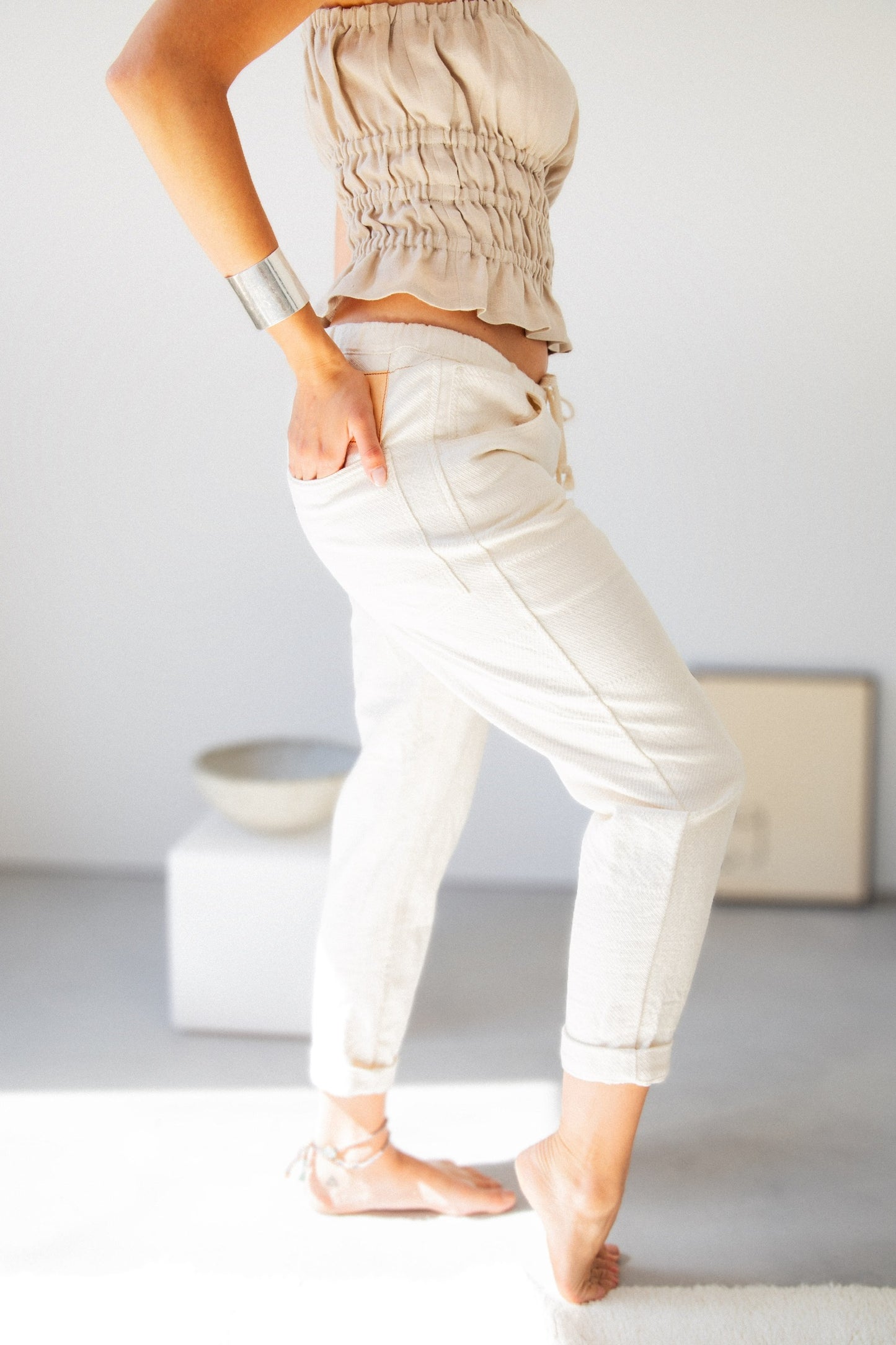 Happy Pant-Organic Cotton Denim -Gender Free Style from Japan