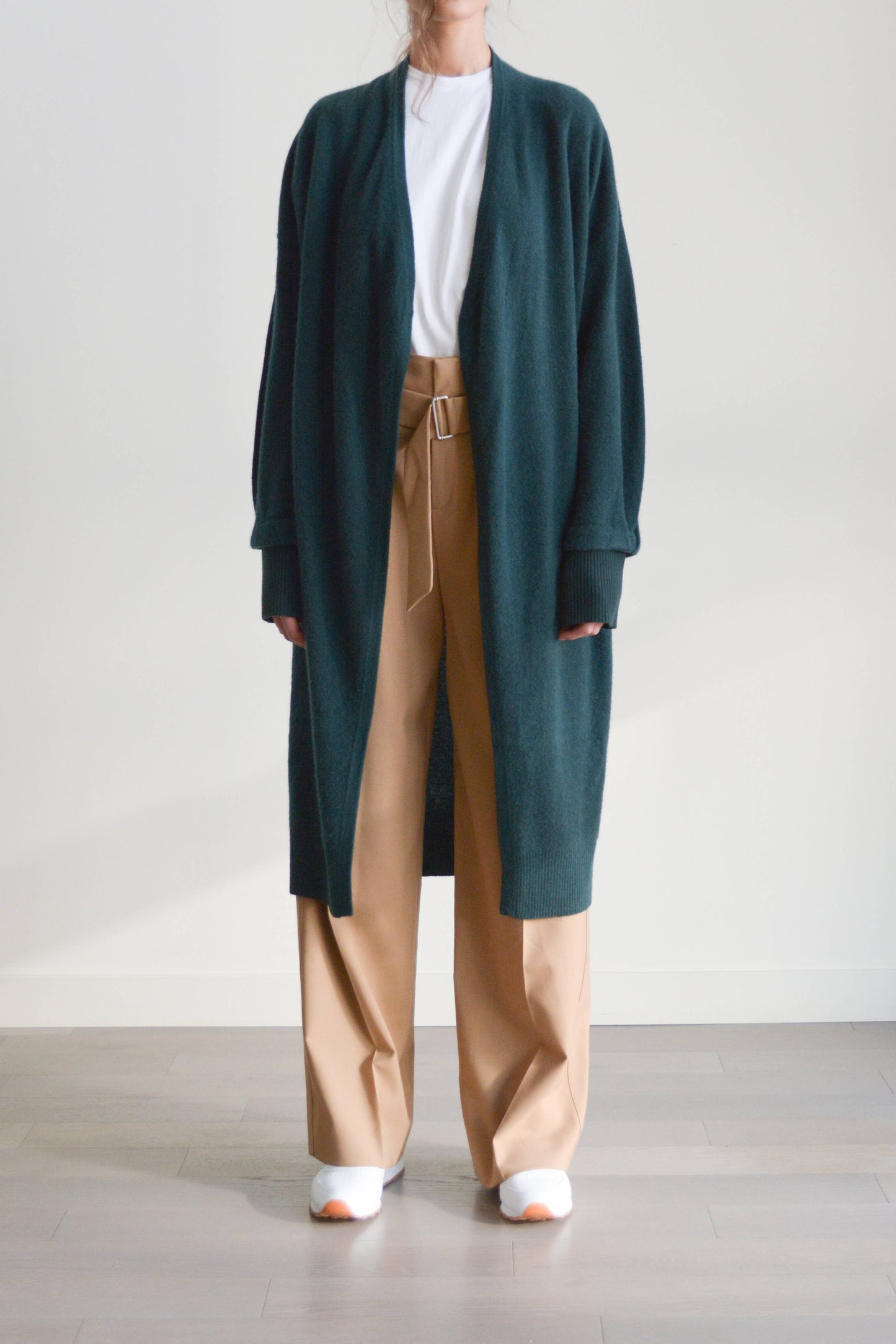 Understate. - Essential Long Cardigan in Forest: OS Petite