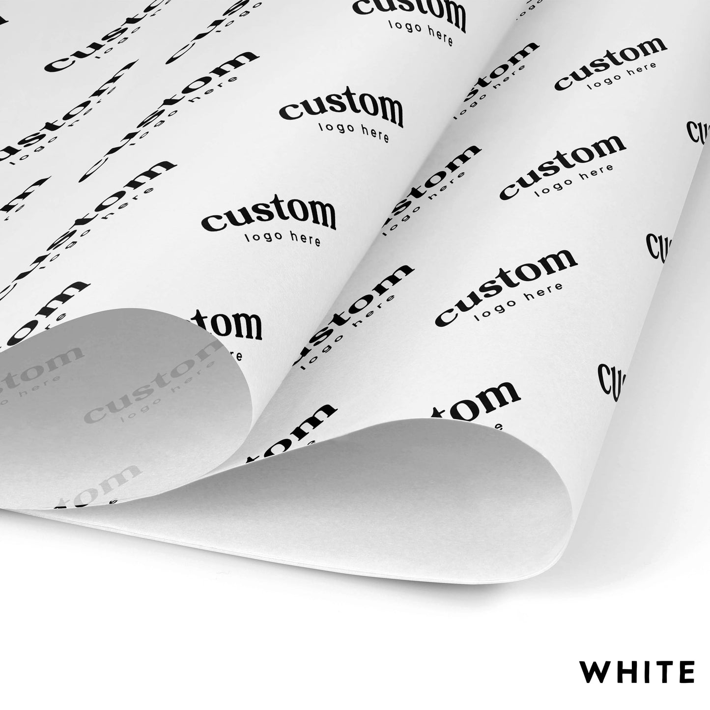 Coaco - Custom Tissue Paper BULK, Branded Packaging, Tissue Paper: White / 20x18