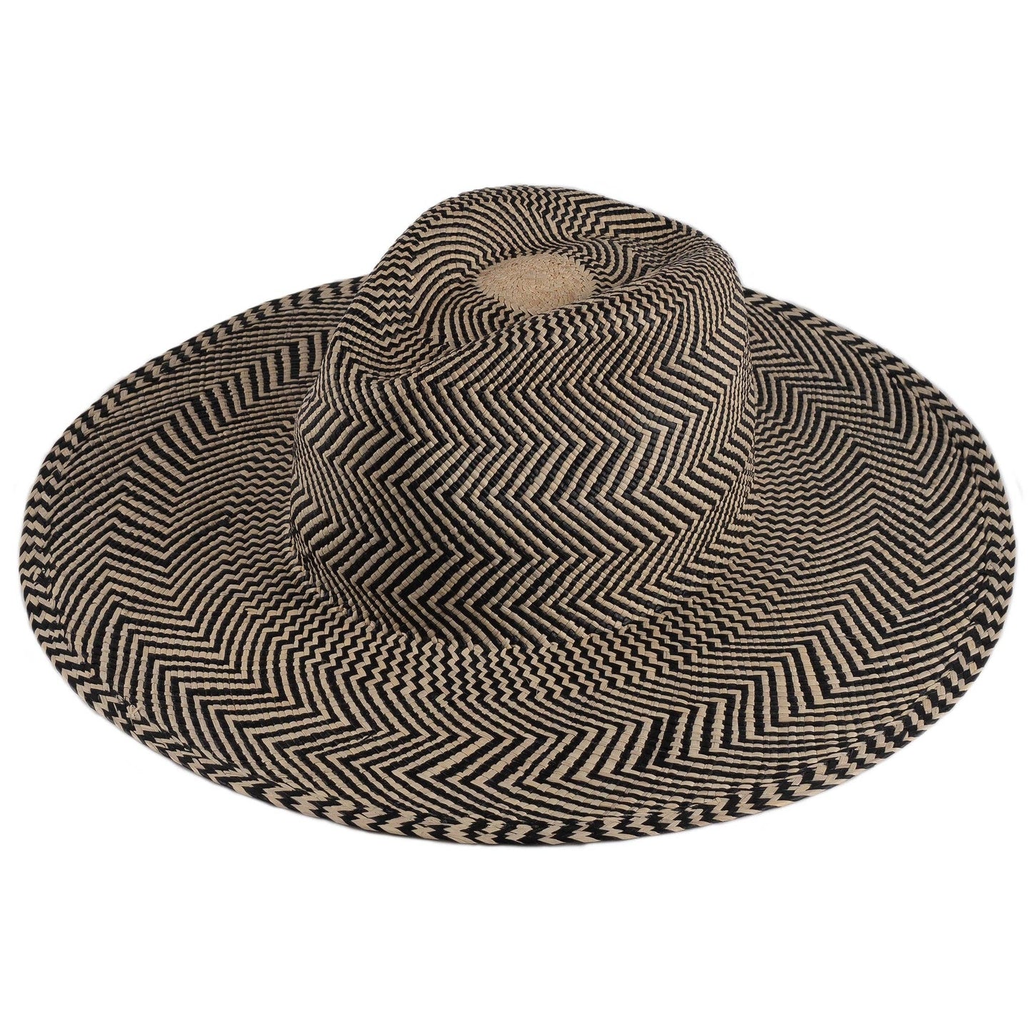 Friends of Friends Hat Co - La Playa: Black & Natural / Large