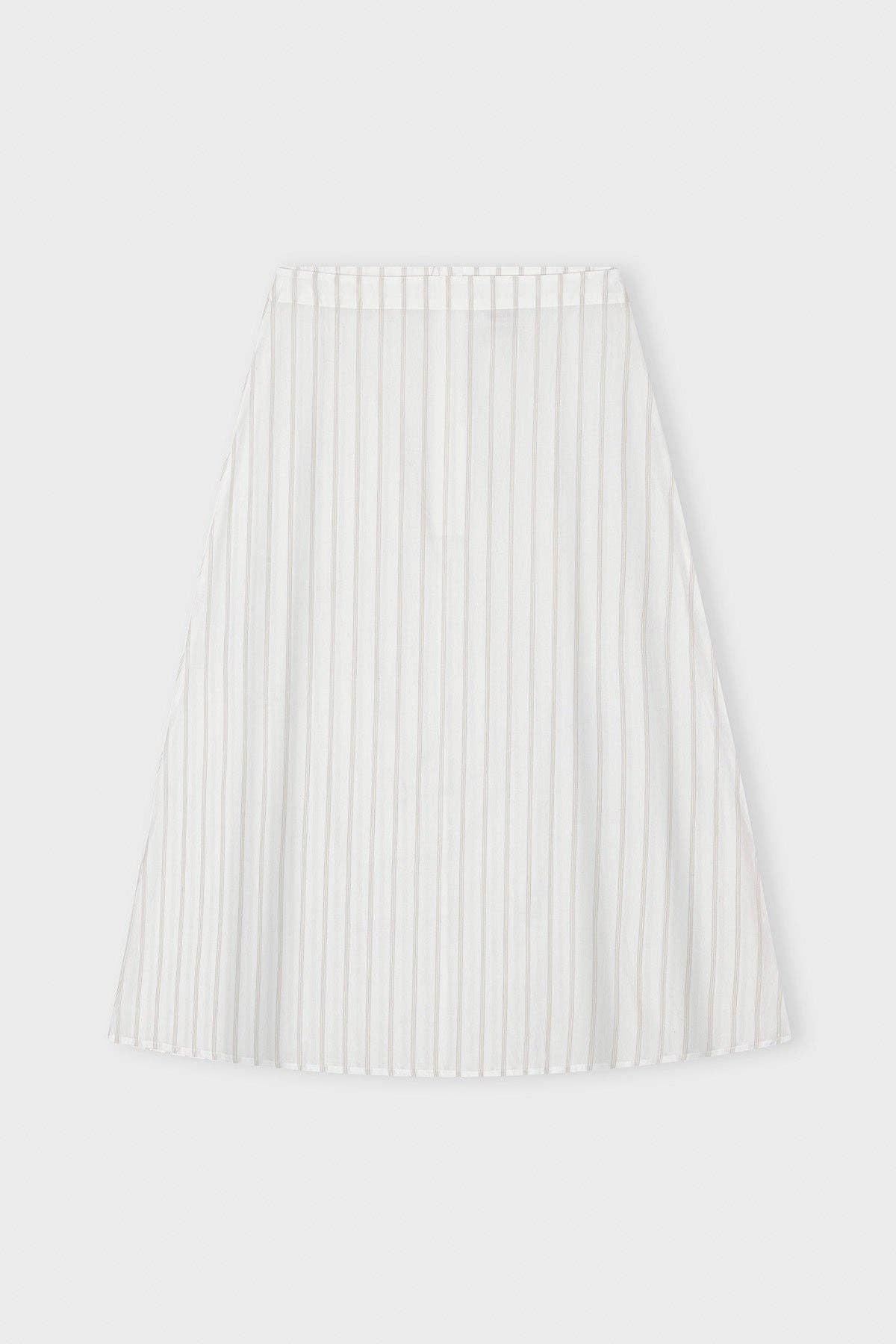 CARE BY ME - LAURA SKIRT CLASSIC: Pure white / M