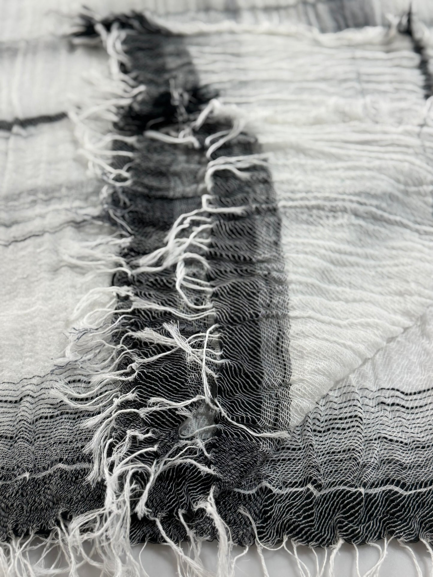 Roots Billowy shawls by Tamaki 90'' x 66''