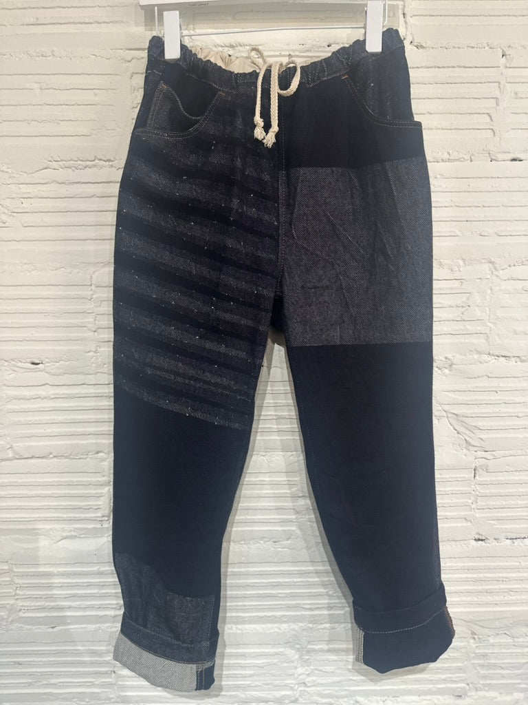 Tamaki-Niime Happy Pant-Organic Cotton Denim -Gender Fluid Wear from Japan