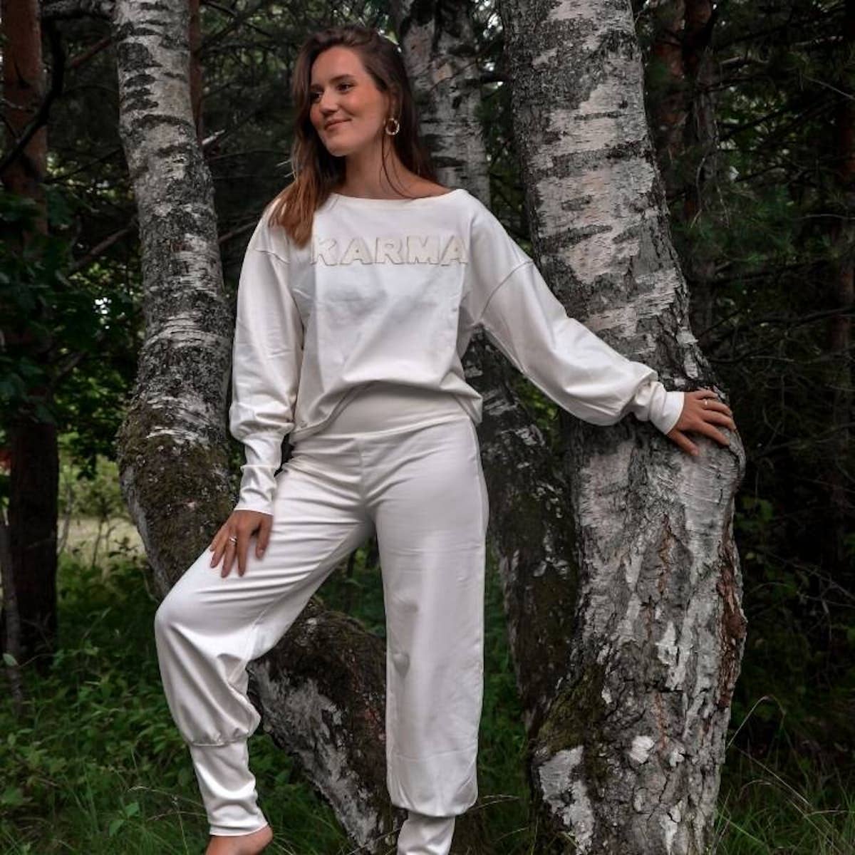 Soul Factory - Organic cotton Aladin pants - Ivory: M