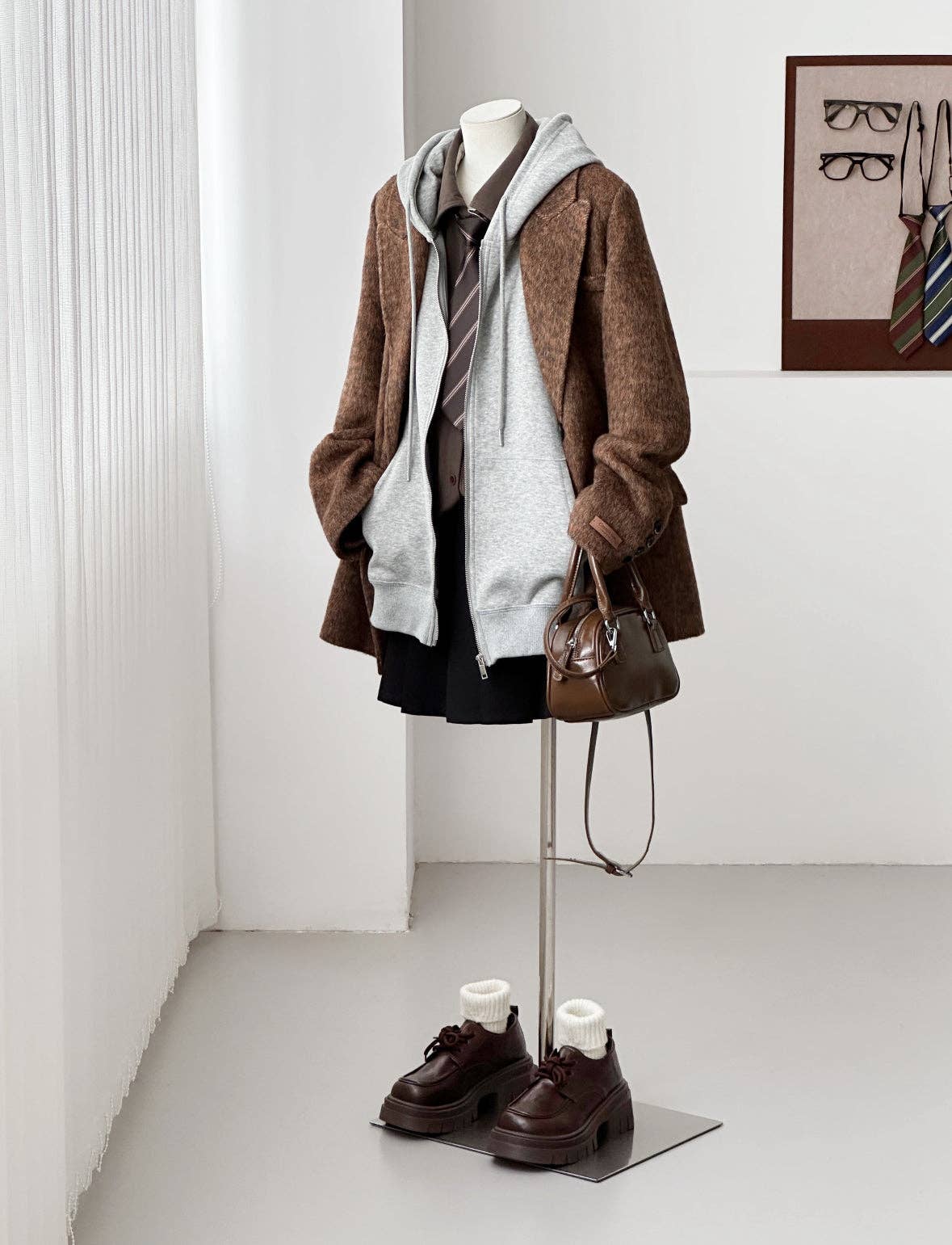 Loom & Line - Ember Wool Double-breasted Blazer - 4 Colors: Caramel / One Size