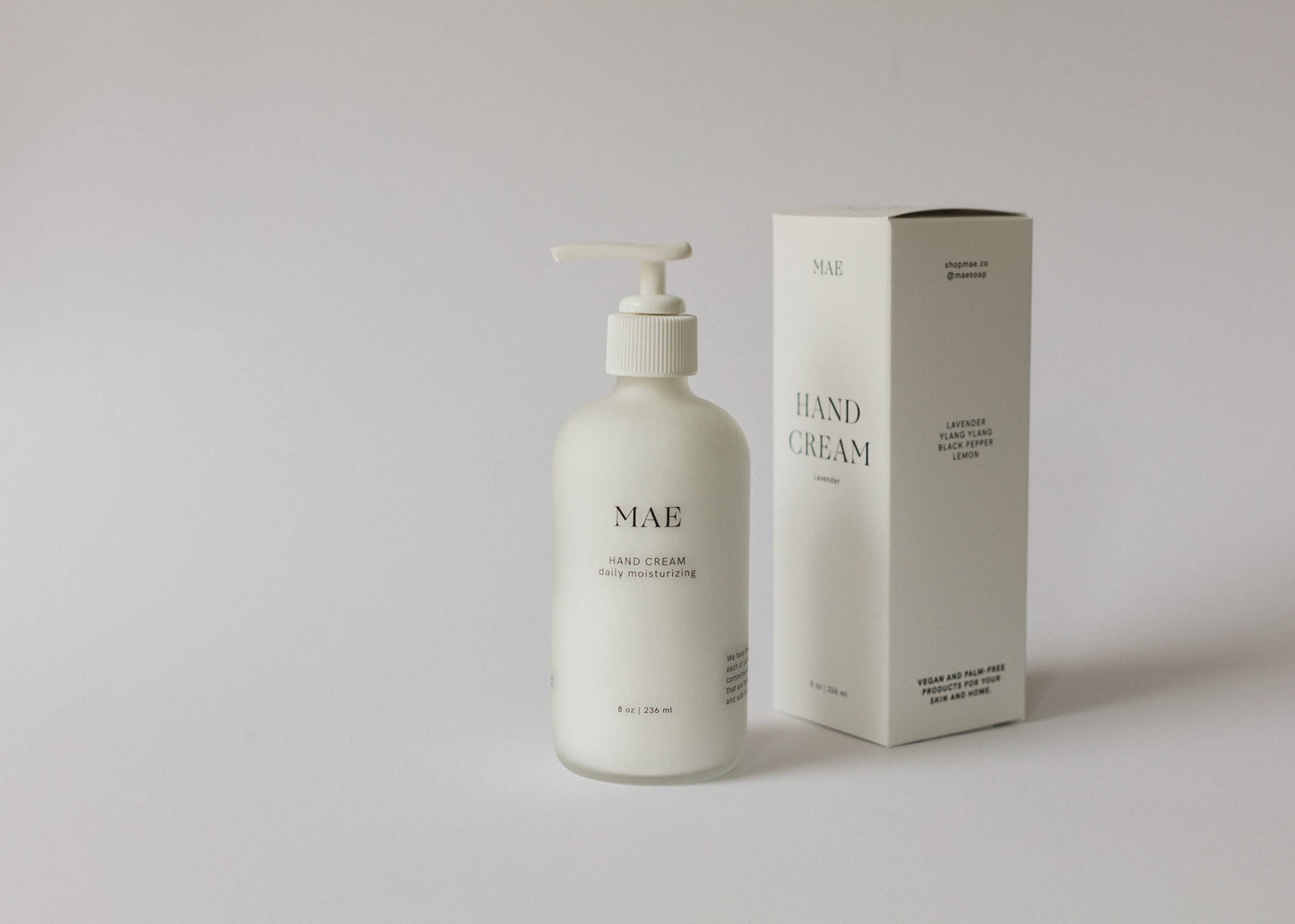 MAE - Lavender Moisturizing Hand Cream - Vegan, Essential Oil