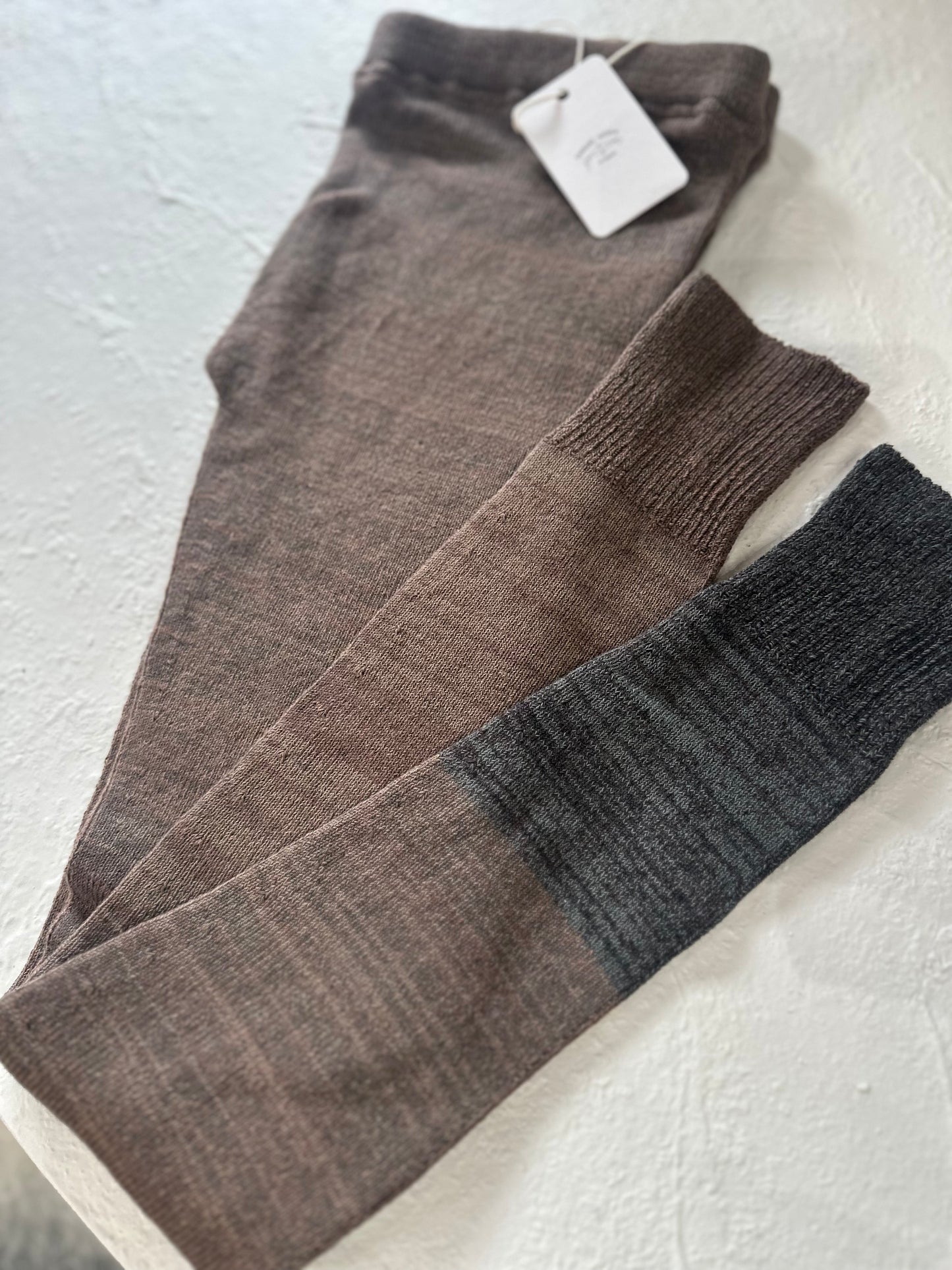 Tamaki-Niime Ashinsugoi Organic Cotton Knit Legging from Japan