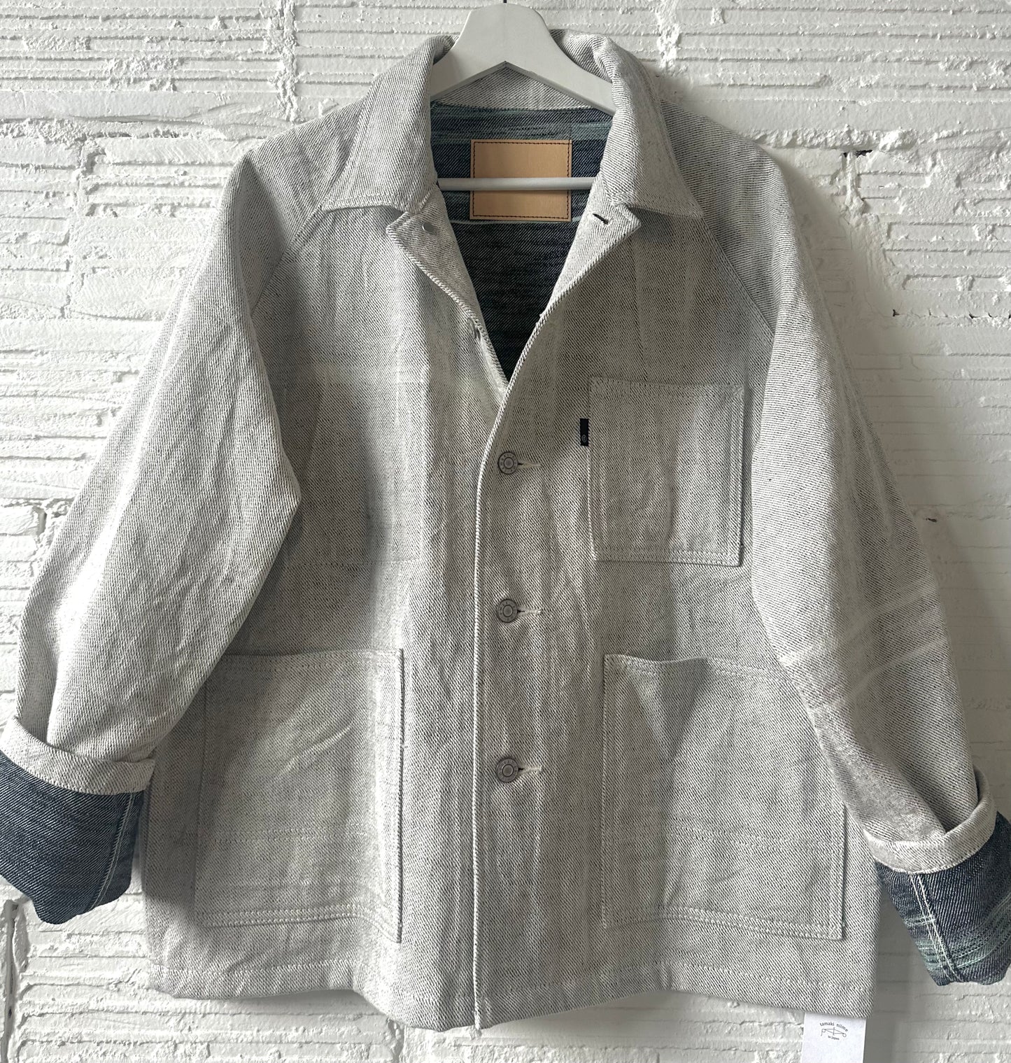 Tamaki-Niime Bespoke Denim Coverall Jacket from Japan