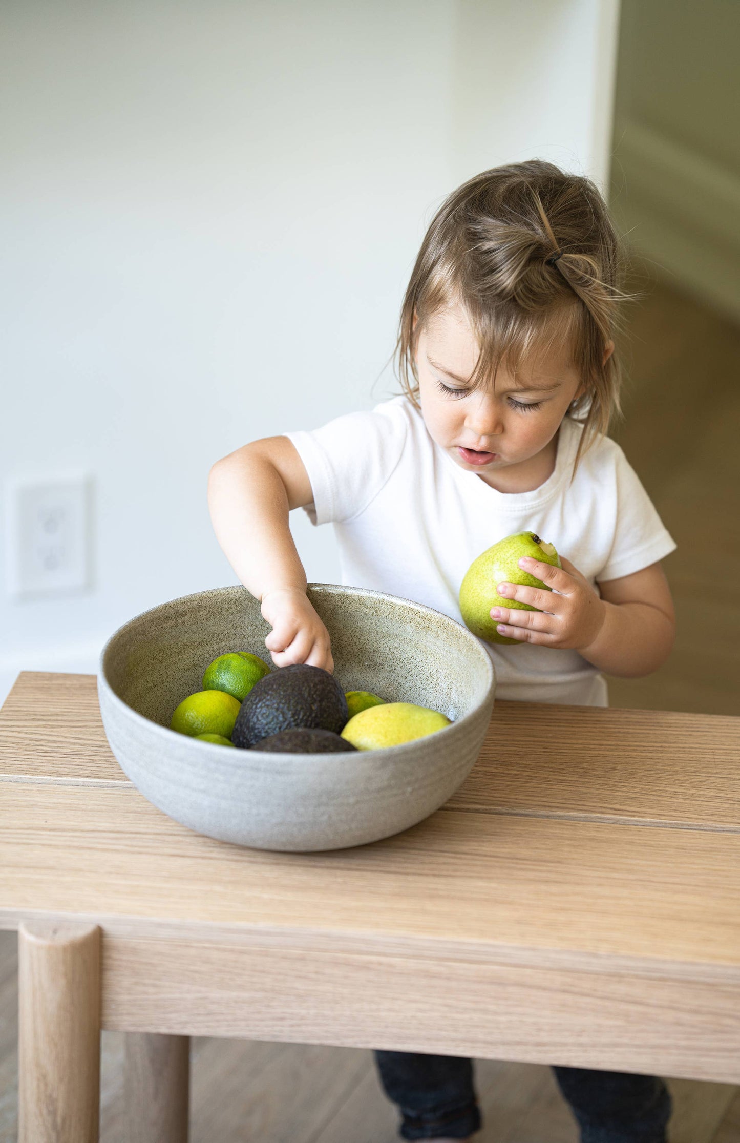 Creating Comfort Lab - Stoneware Large Bowl "Concrete" | Centerpiece Bowl