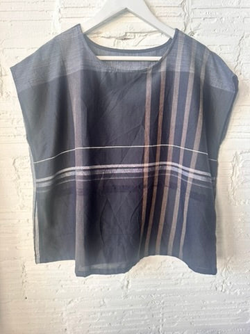 Suton tee short cap sleeve in organic Japanese cotton