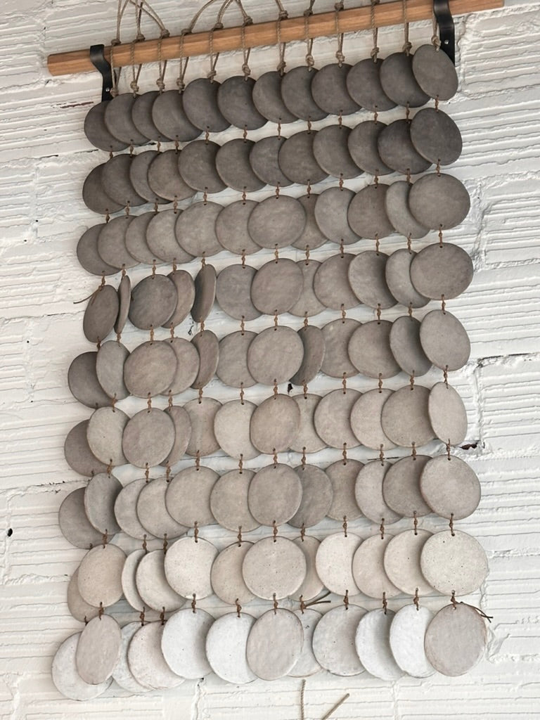 Mquan Ombre Stoneware 12 strand Wall Curtain