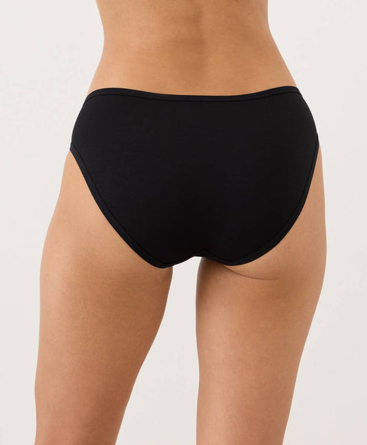 Pact - Women's Everyday Classic Fit Bikini: Black / Large