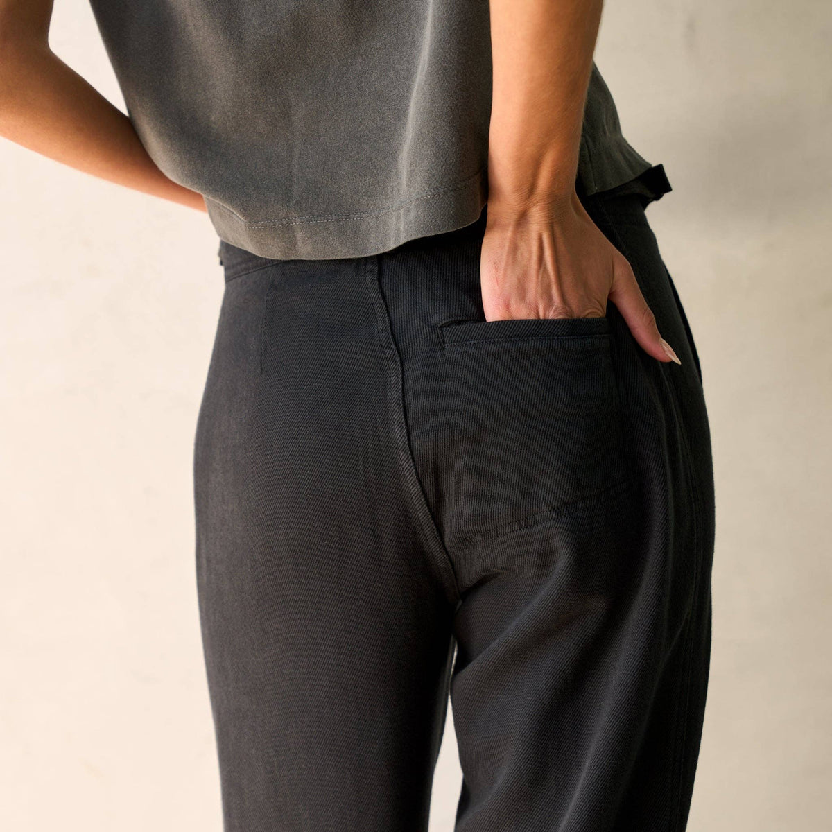 Neve Drape Denim Twill Pant