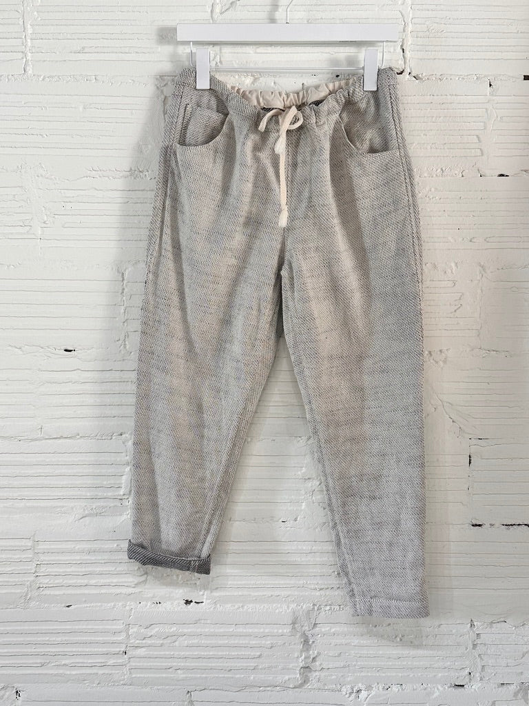 Tamaki-Niime Happy Pant-Organic Cotton Denim -Gender Fluid Wear from Japan