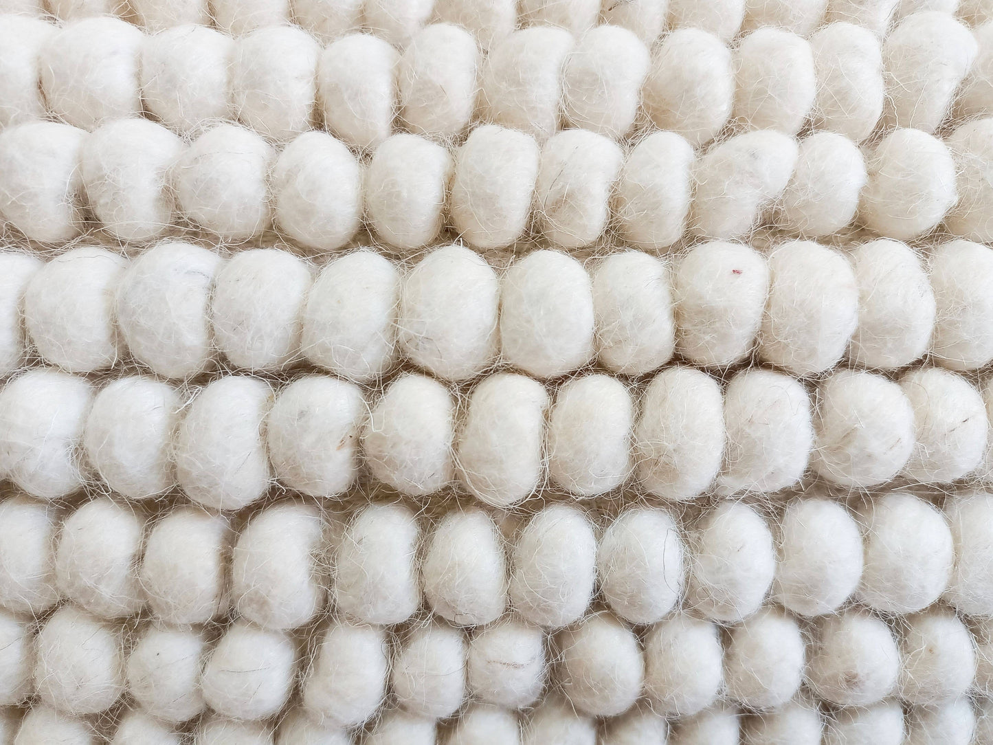 Handmade Ivory Nubby Throw Lumbar Pillow Cover with Insert